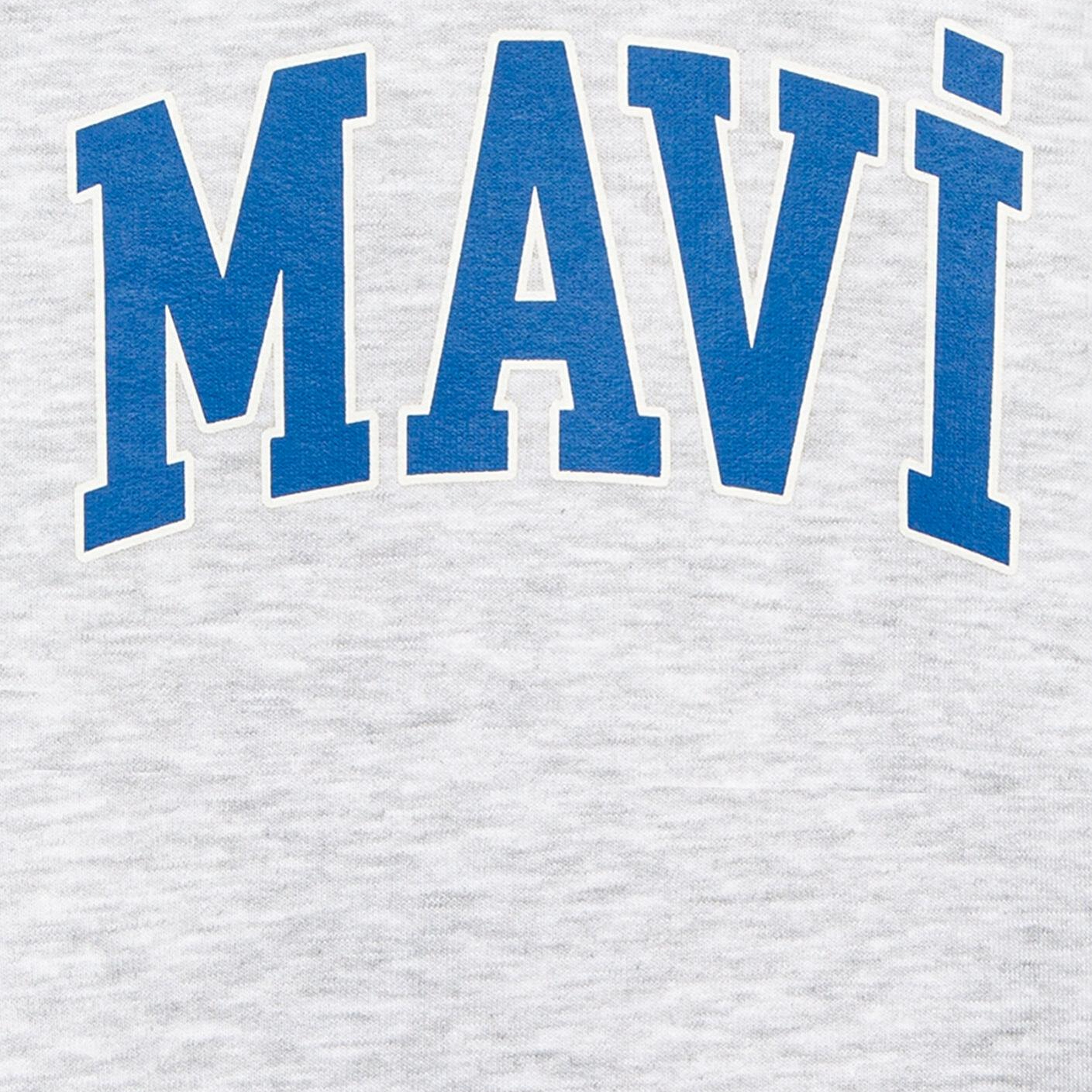 Mavi Mavi Logo Baskılı Gri Eşofman Takımı 6T10004-88467