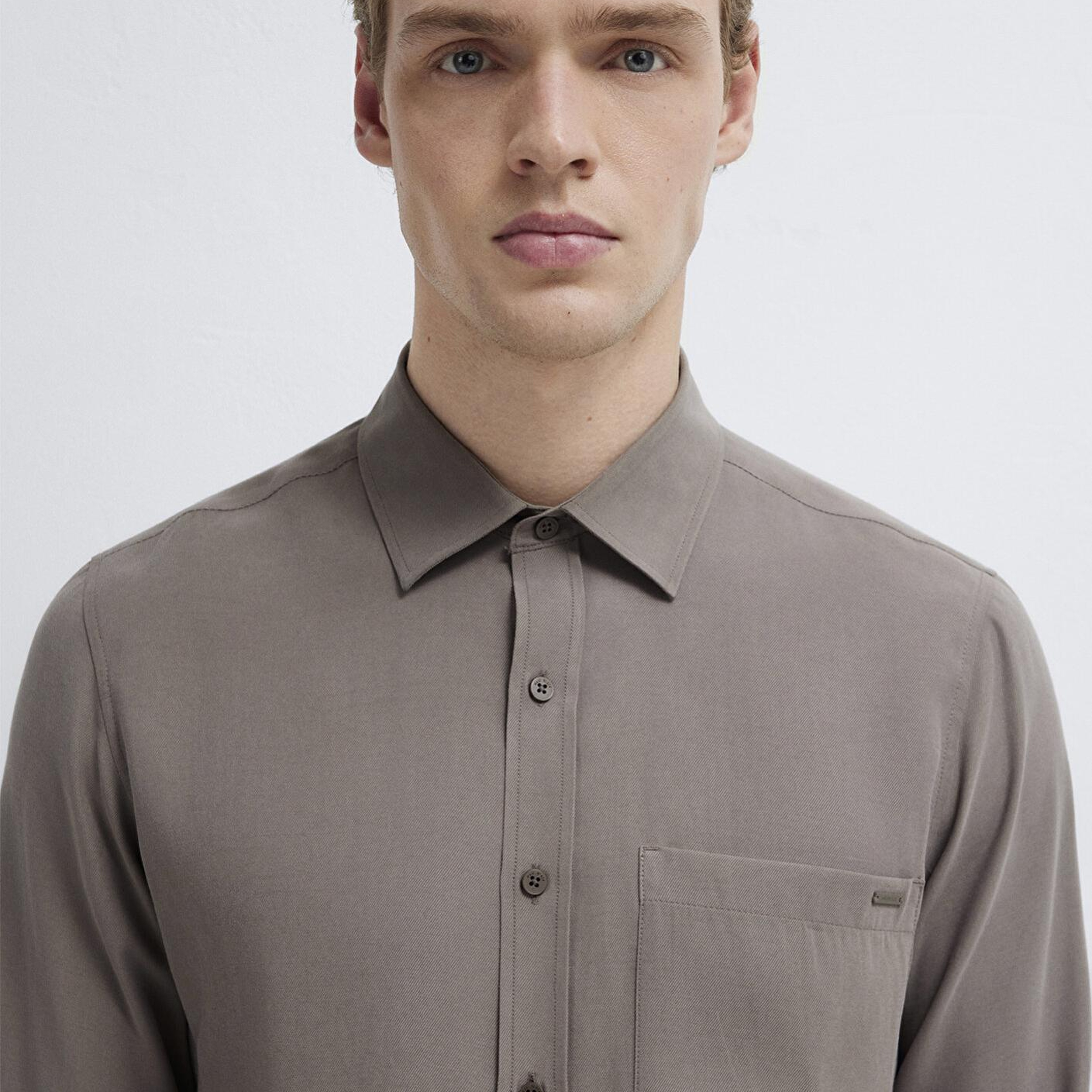 Mavi Soft Premium Kahverengi Gömlek Regular Fit / Normal Kesim 0212010-87875