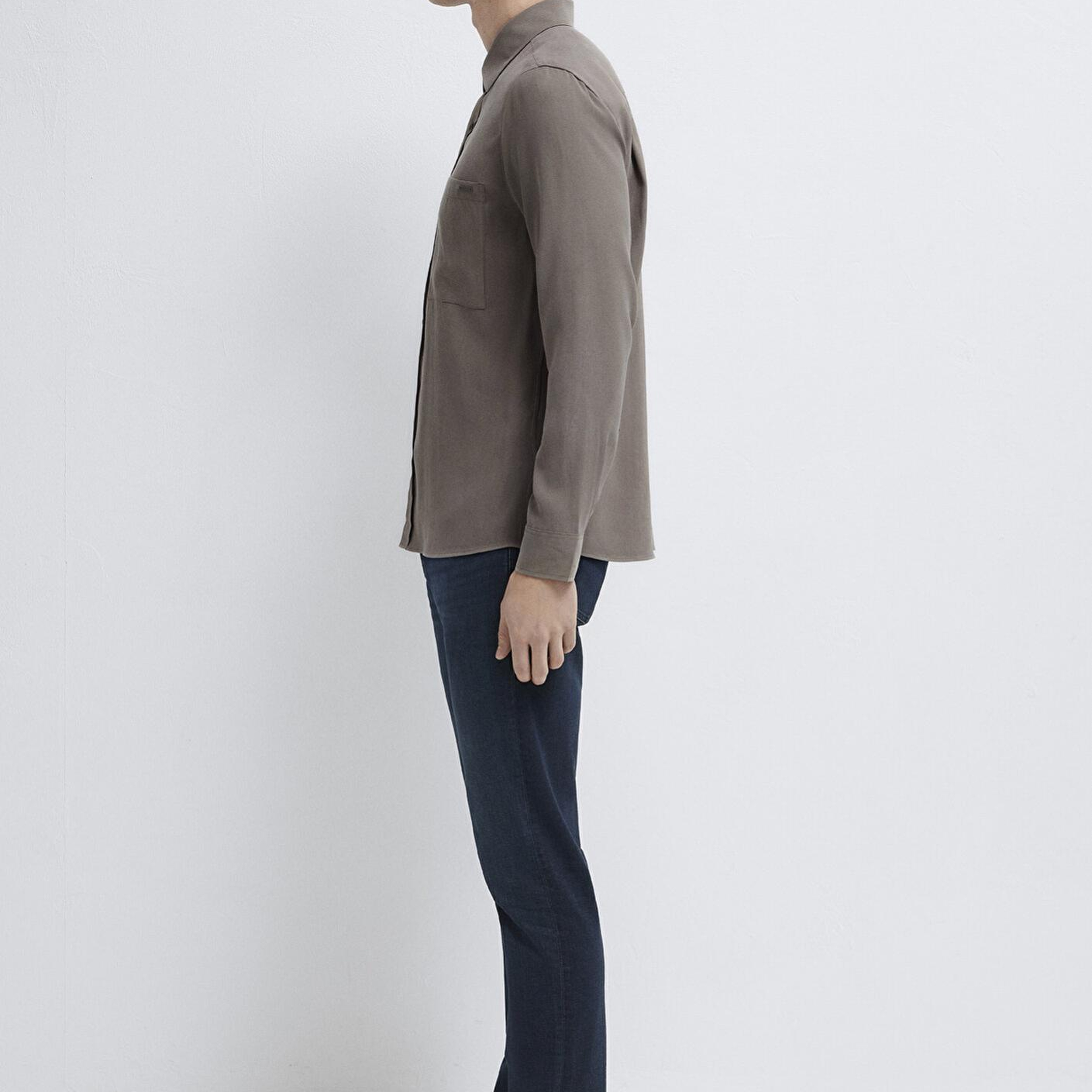 Mavi Soft Premium Kahverengi Gömlek Regular Fit / Normal Kesim 0212010-87875