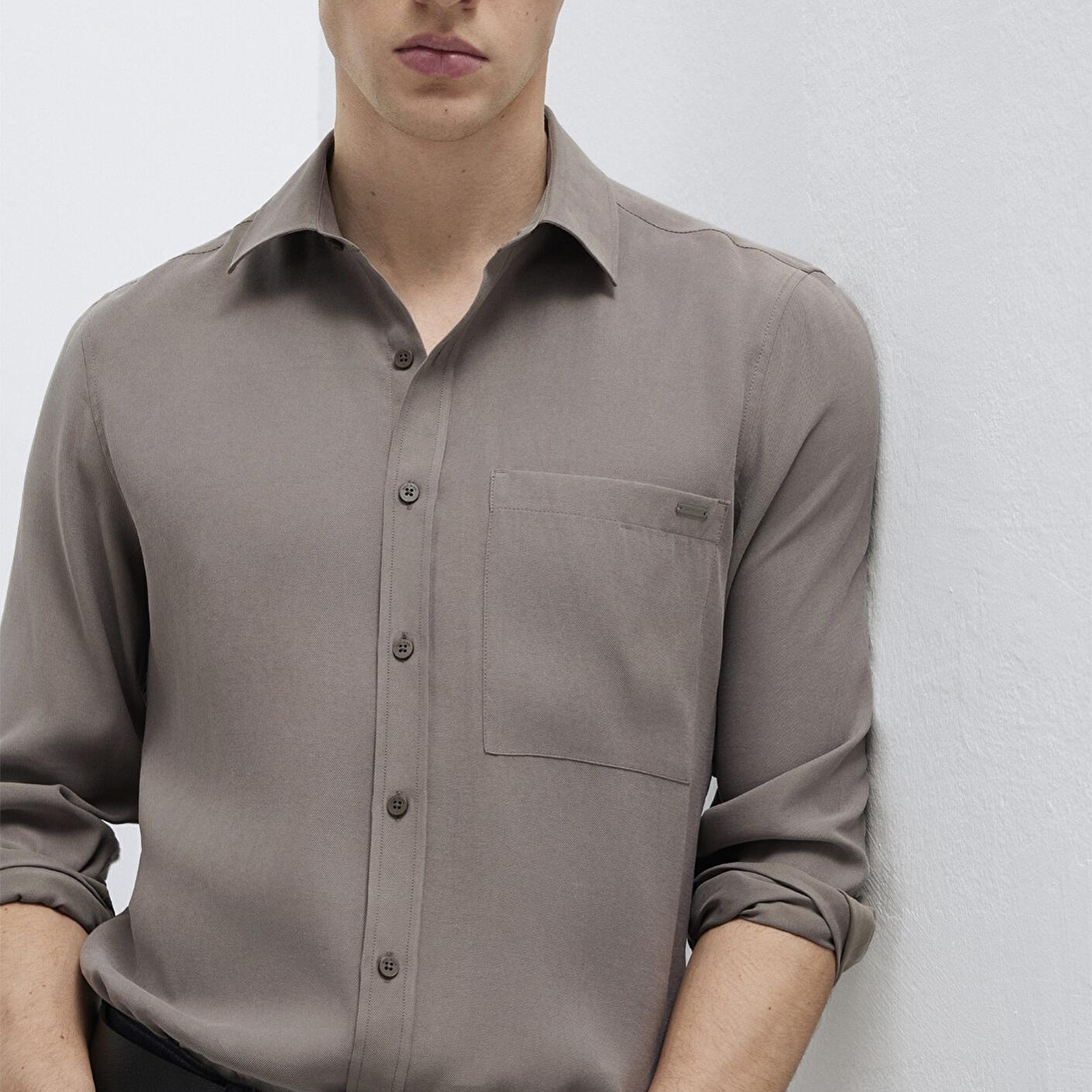 Mavi Soft Premium Kahverengi Gömlek Regular Fit / Normal Kesim 0212010-87875