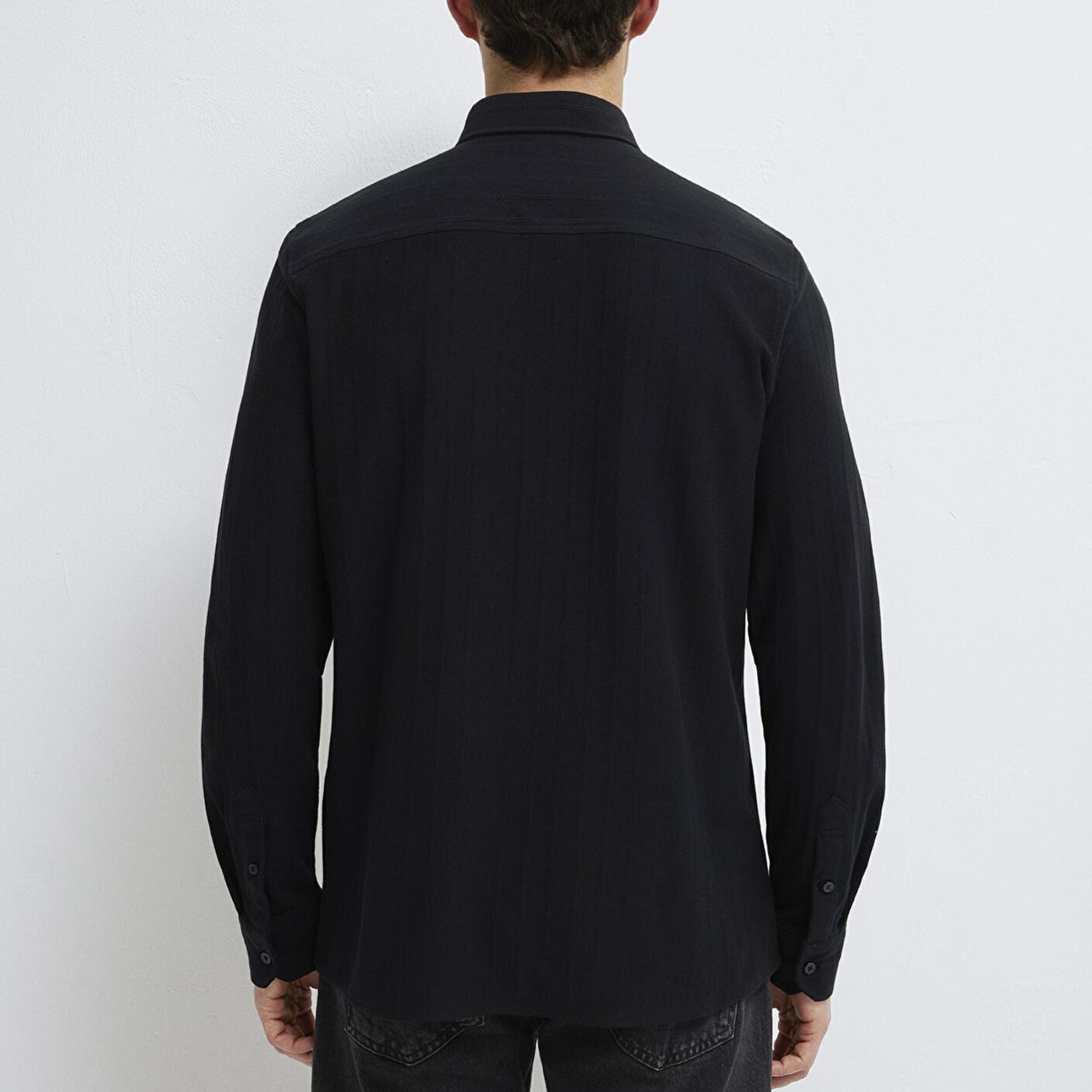 Mavi Siyah Gömlek Regular Fit / Normal Kesim 0212062-900