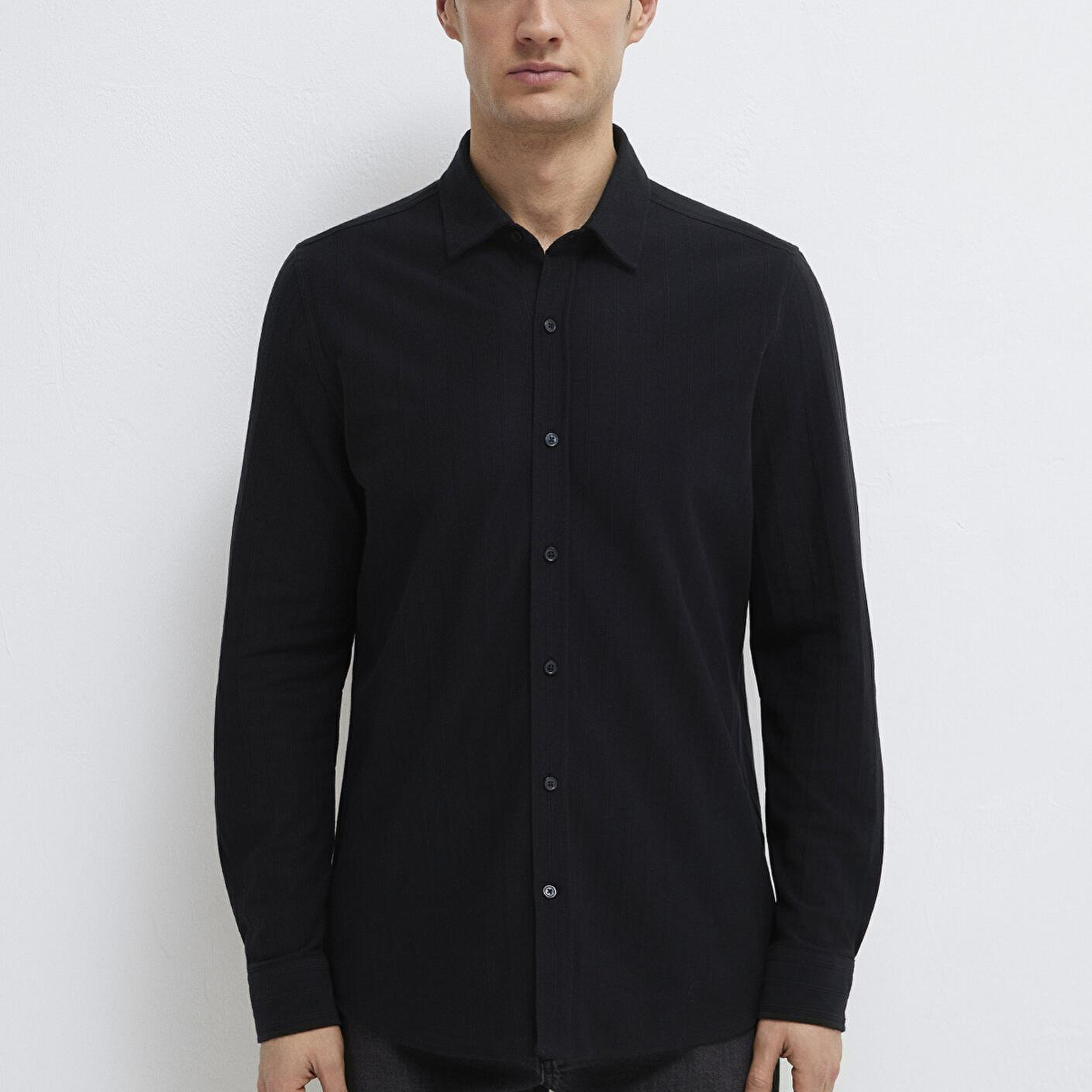 Mavi Siyah Gömlek Regular Fit / Normal Kesim 0212062-900