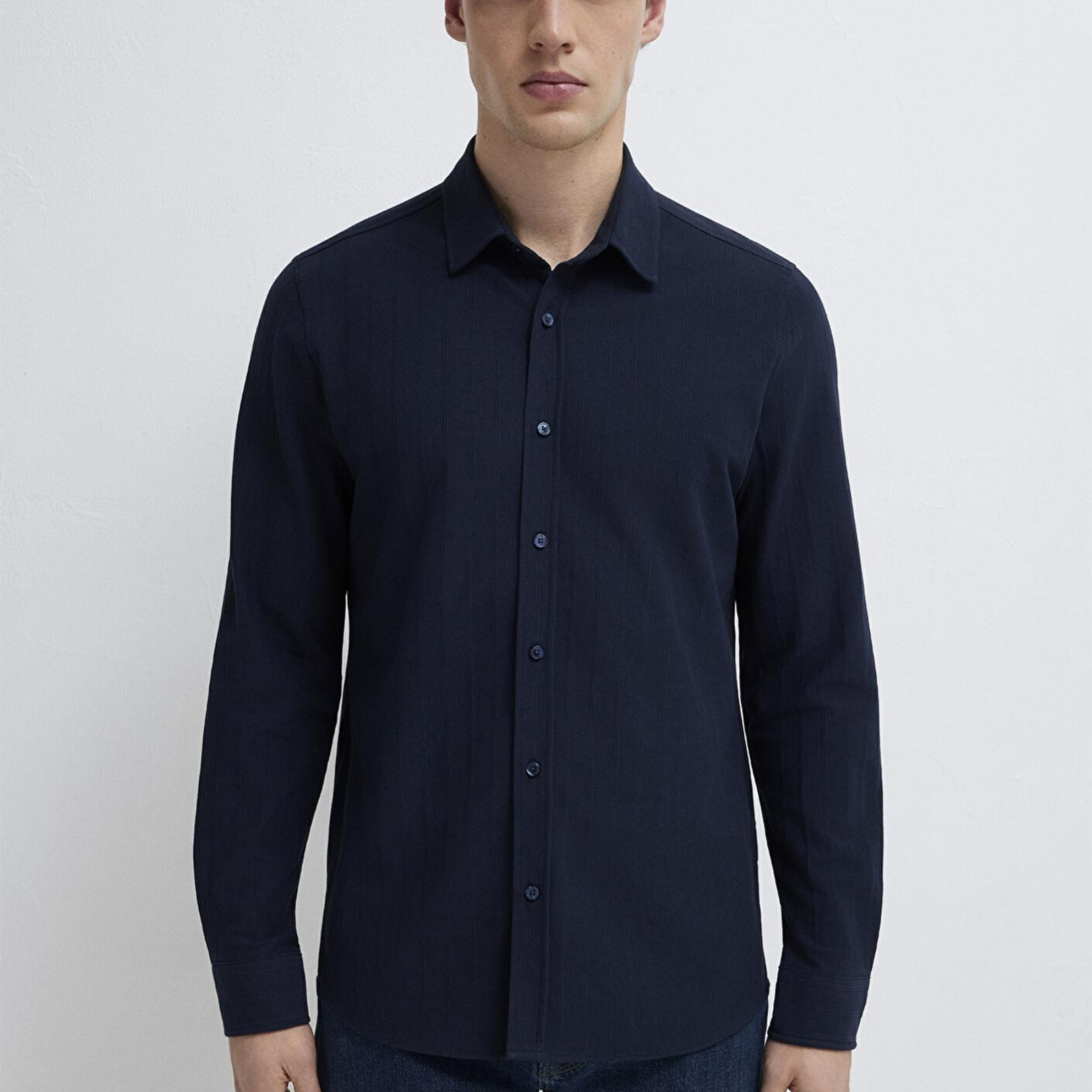 Mavi Lacivert Gömlek Regular Fit / Normal Kesim 0212062-70497