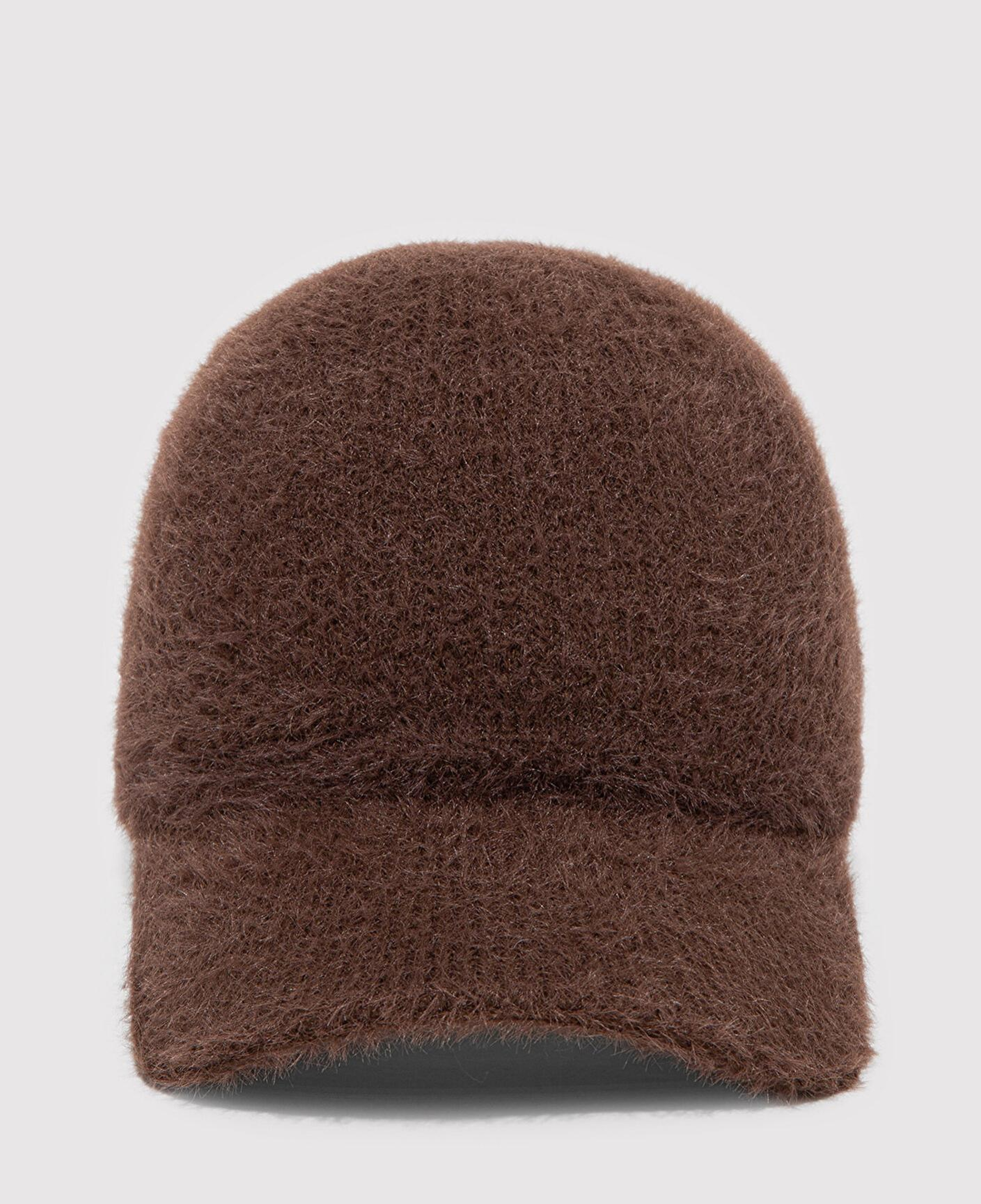 Mavi Peluş Kahverengi Şapka 1914003-29871