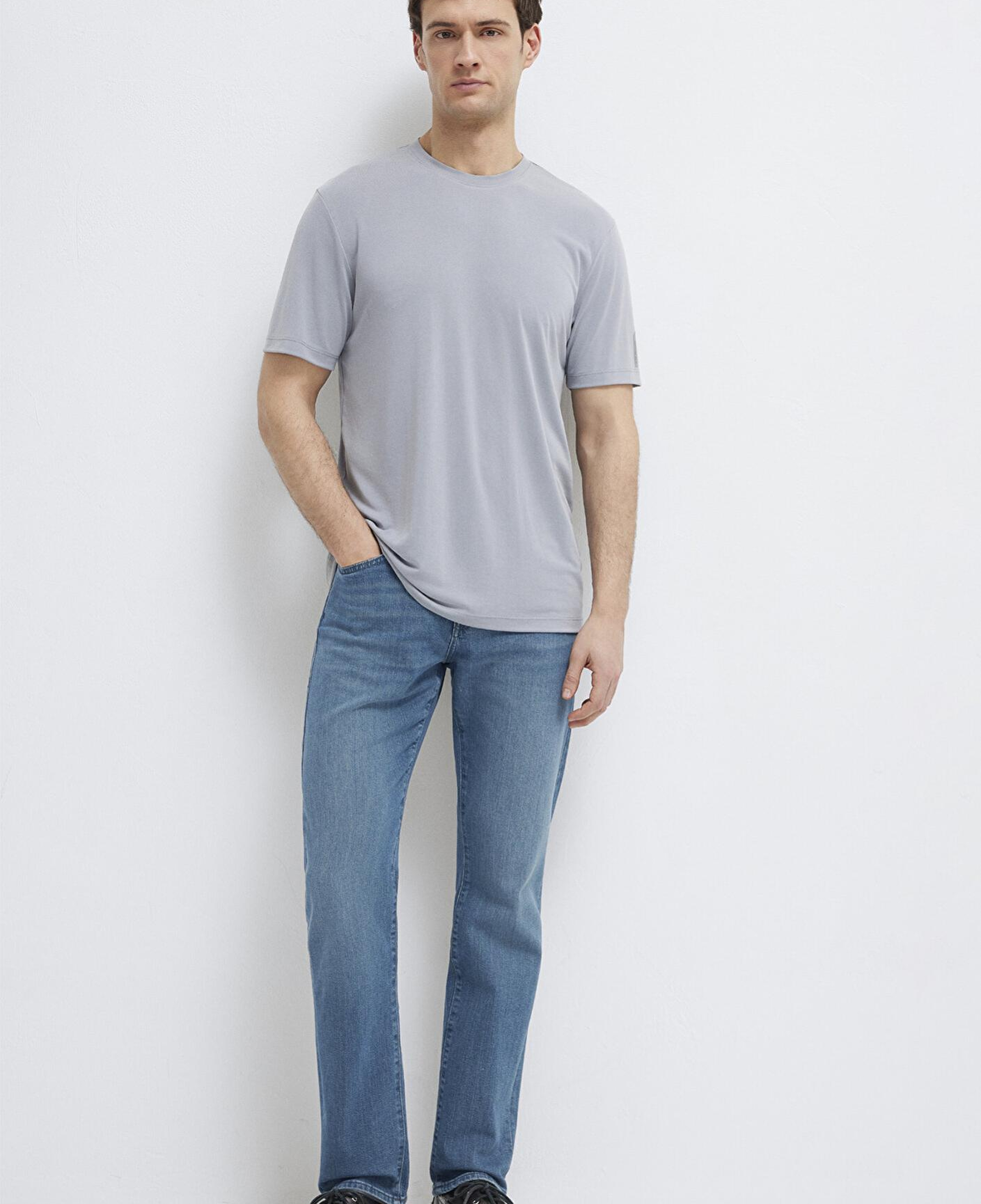 Mavi Soft-Premium Gri Tişört Regular Fit / Normal Kesim 0613469-86958