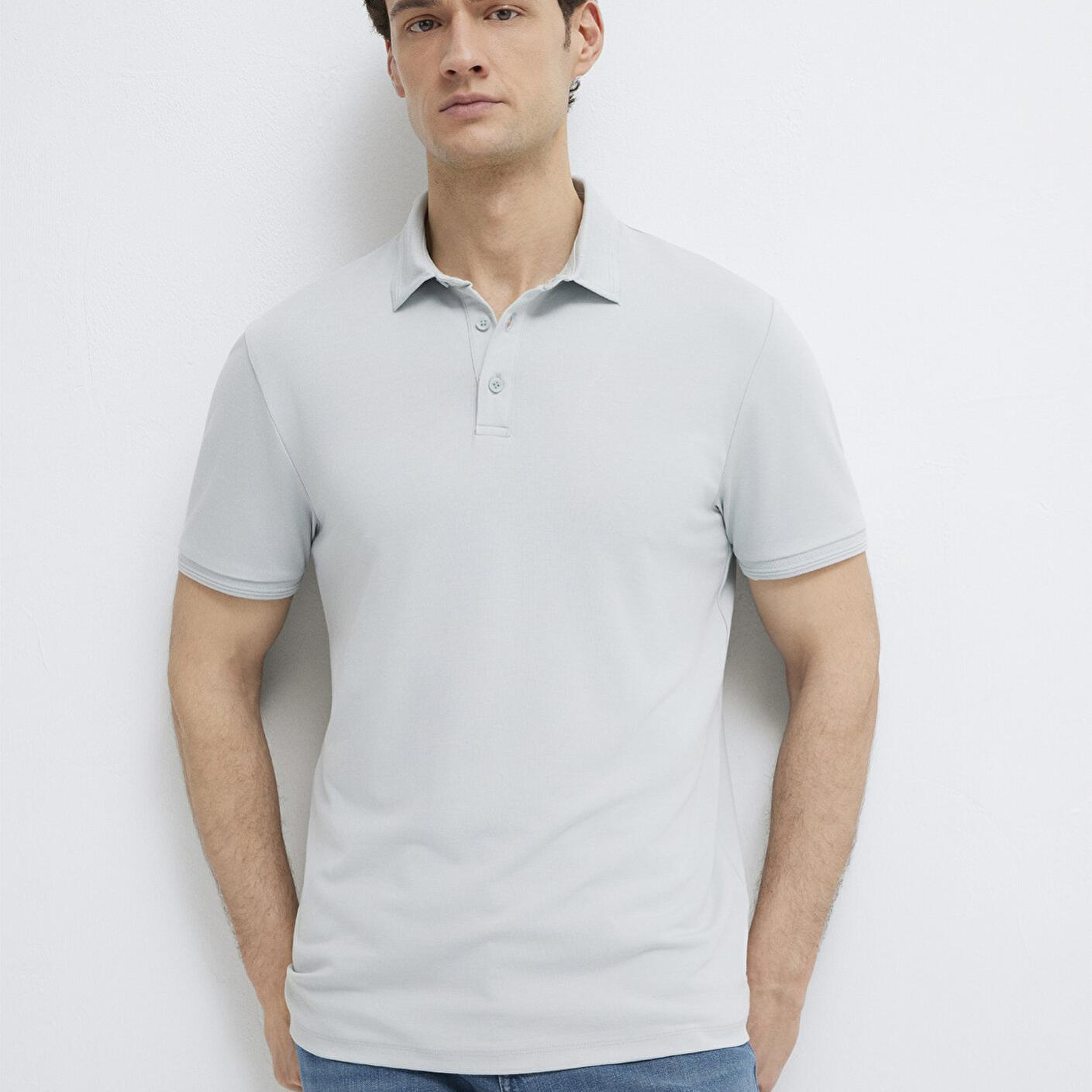 Mavi Soft Premium Mavi Polo Tişört Slim Fit / Dar Kesim 0613006-70802