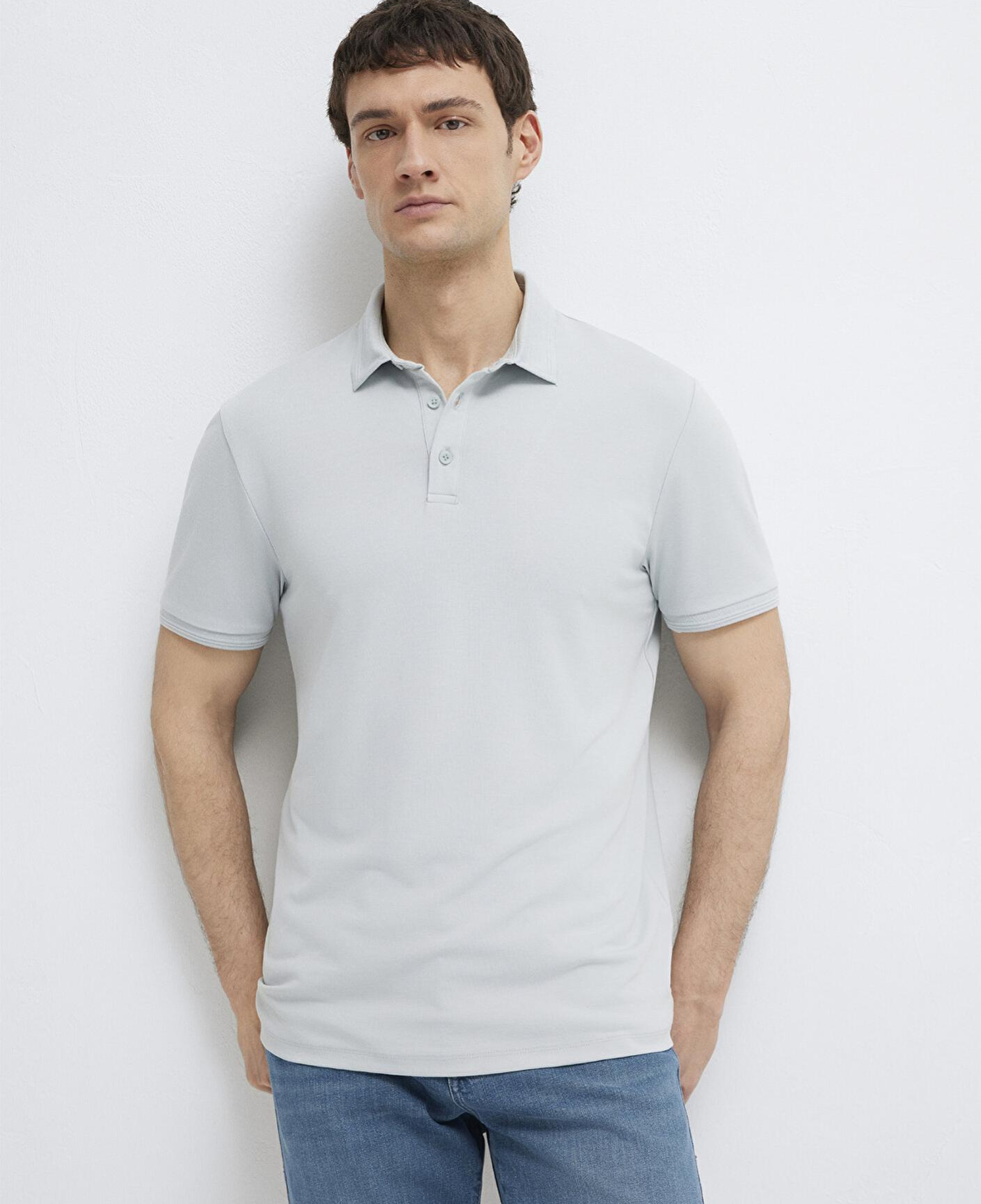 Mavi Soft Premium Mavi Polo Tişört Slim Fit / Dar Kesim 0613006-70802