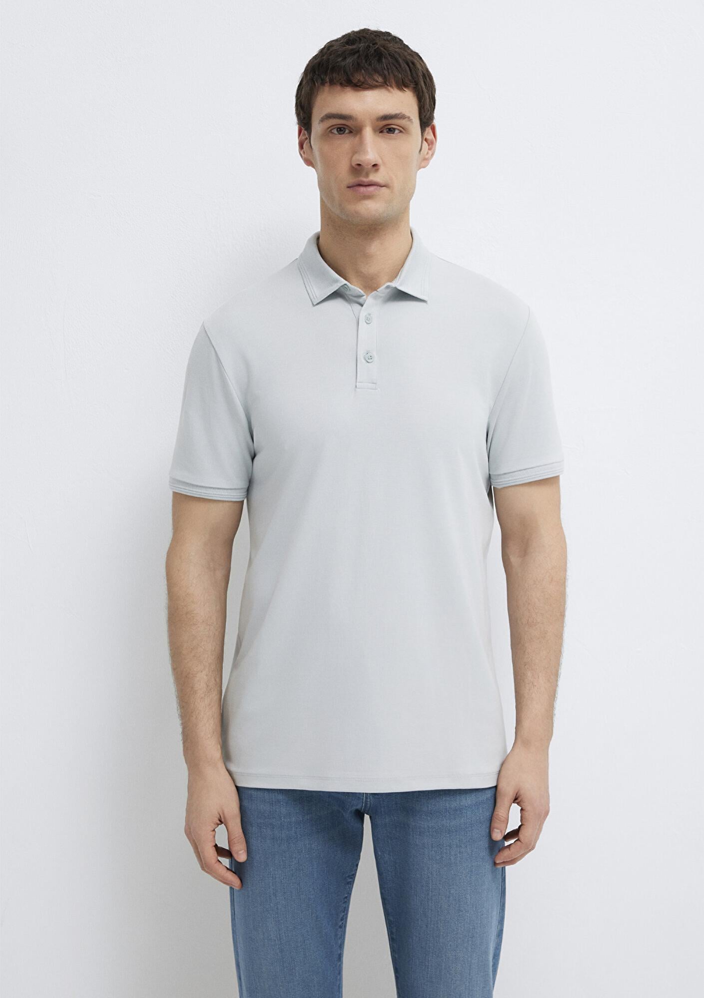 Mavi Soft Premium Mavi Polo Tişört Slim Fit / Dar Kesim 0613006-70802
