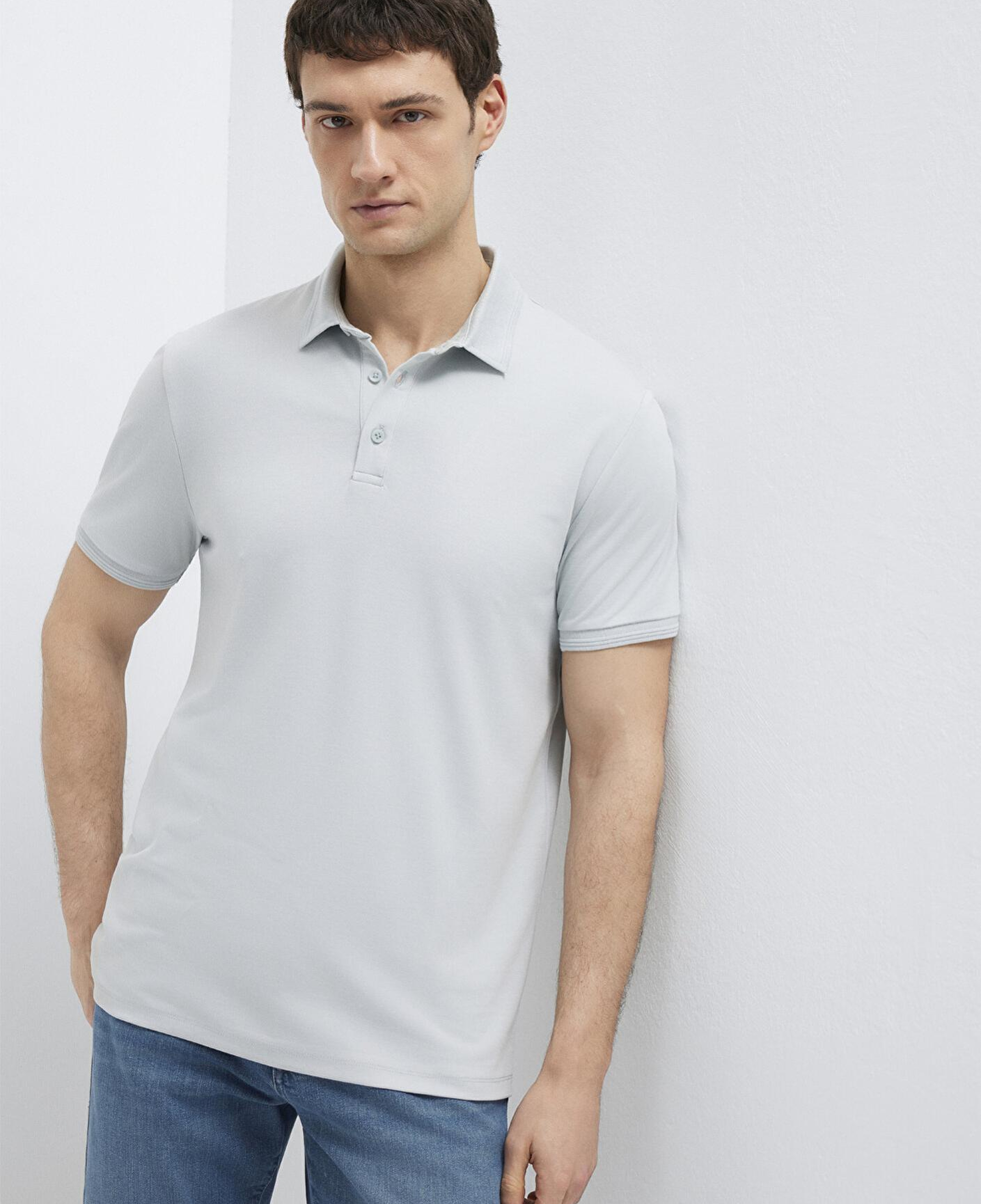Mavi Soft Premium Mavi Polo Tişört Slim Fit / Dar Kesim 0613006-70802