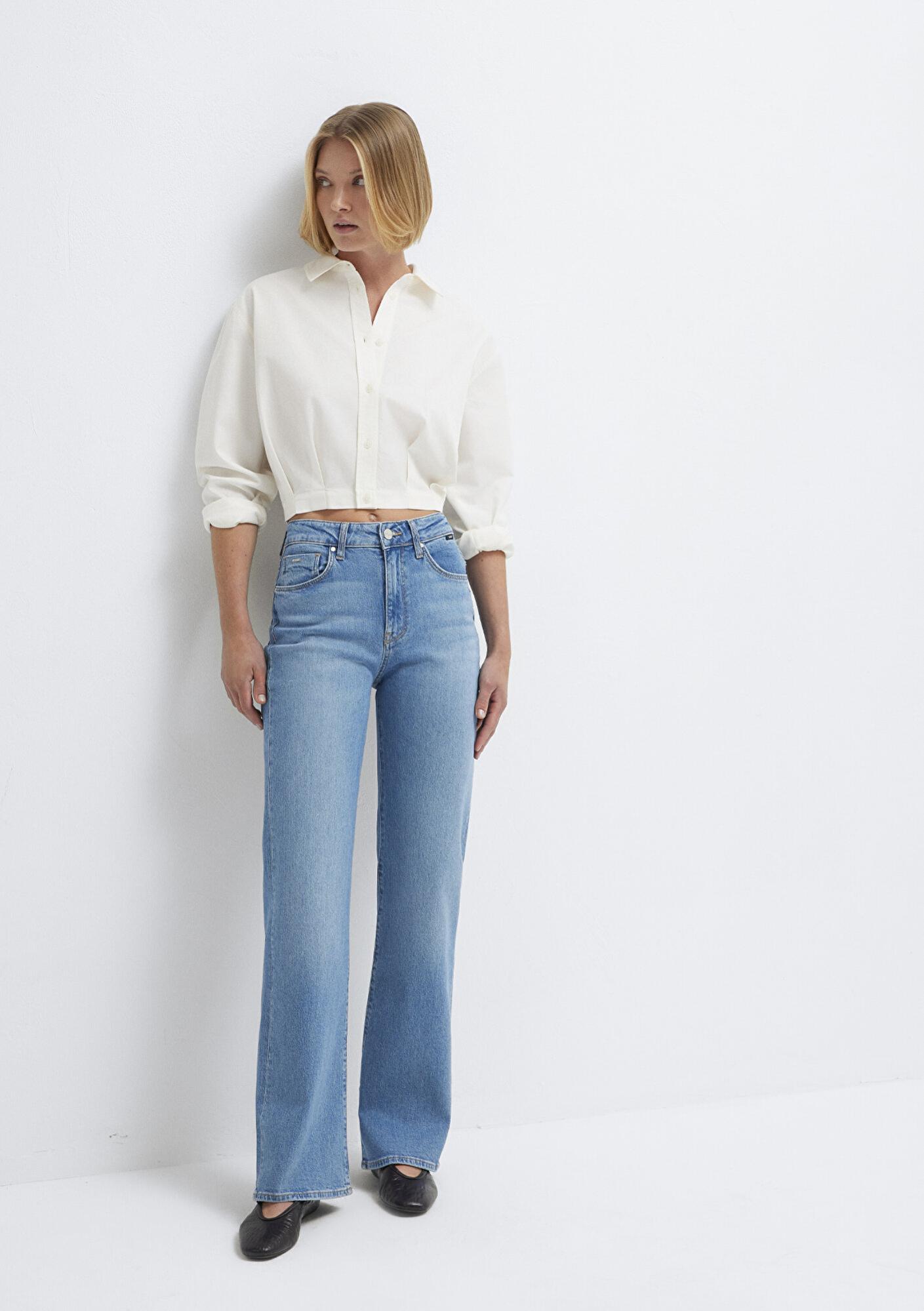 Mavi Victoria Mavi Edition Gölgeli Açık Mavi Jean Pantolon 101072-A3779