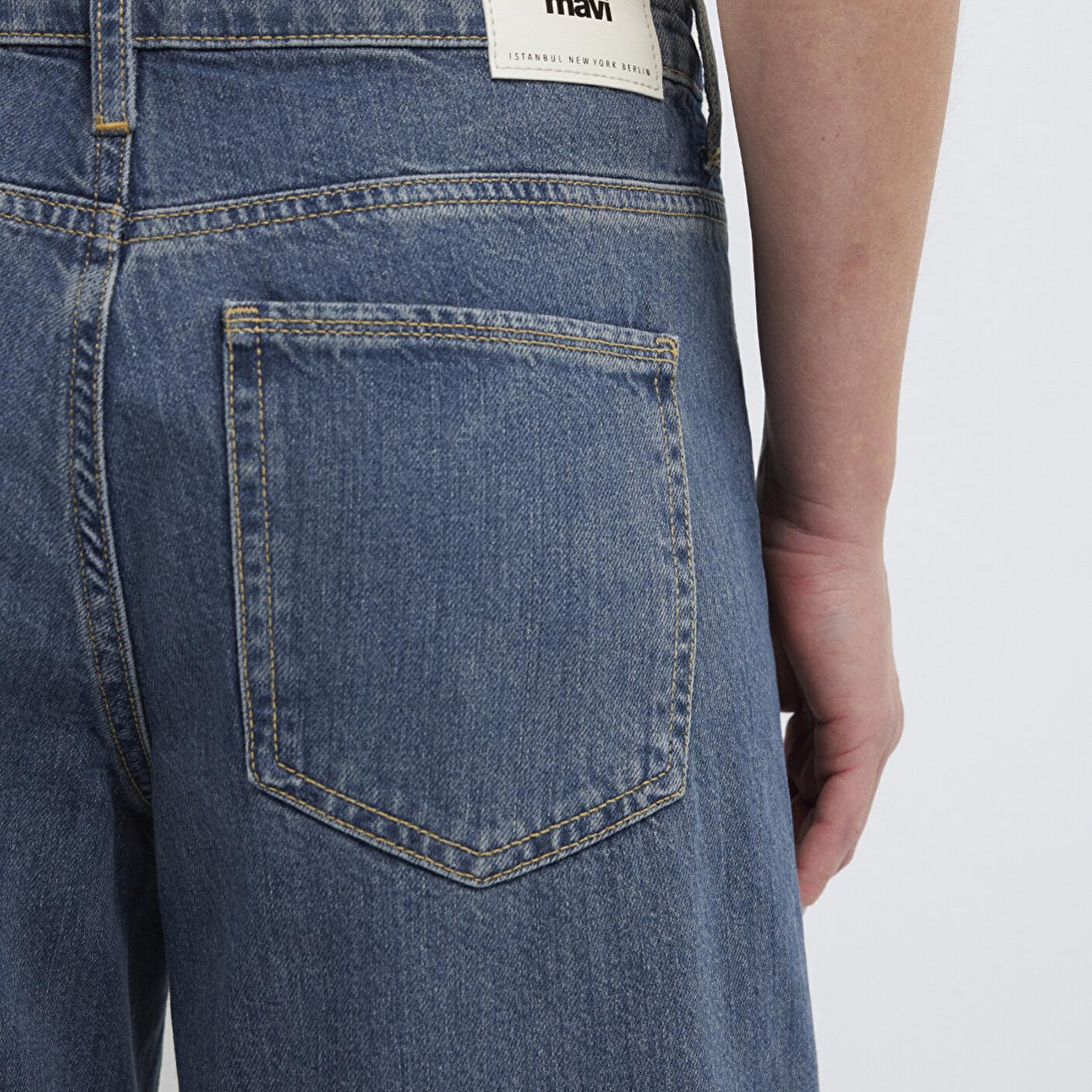 Mavi Siena Iconic Puslu Koyu Mavi Jean Pantolon 1010763-A3778