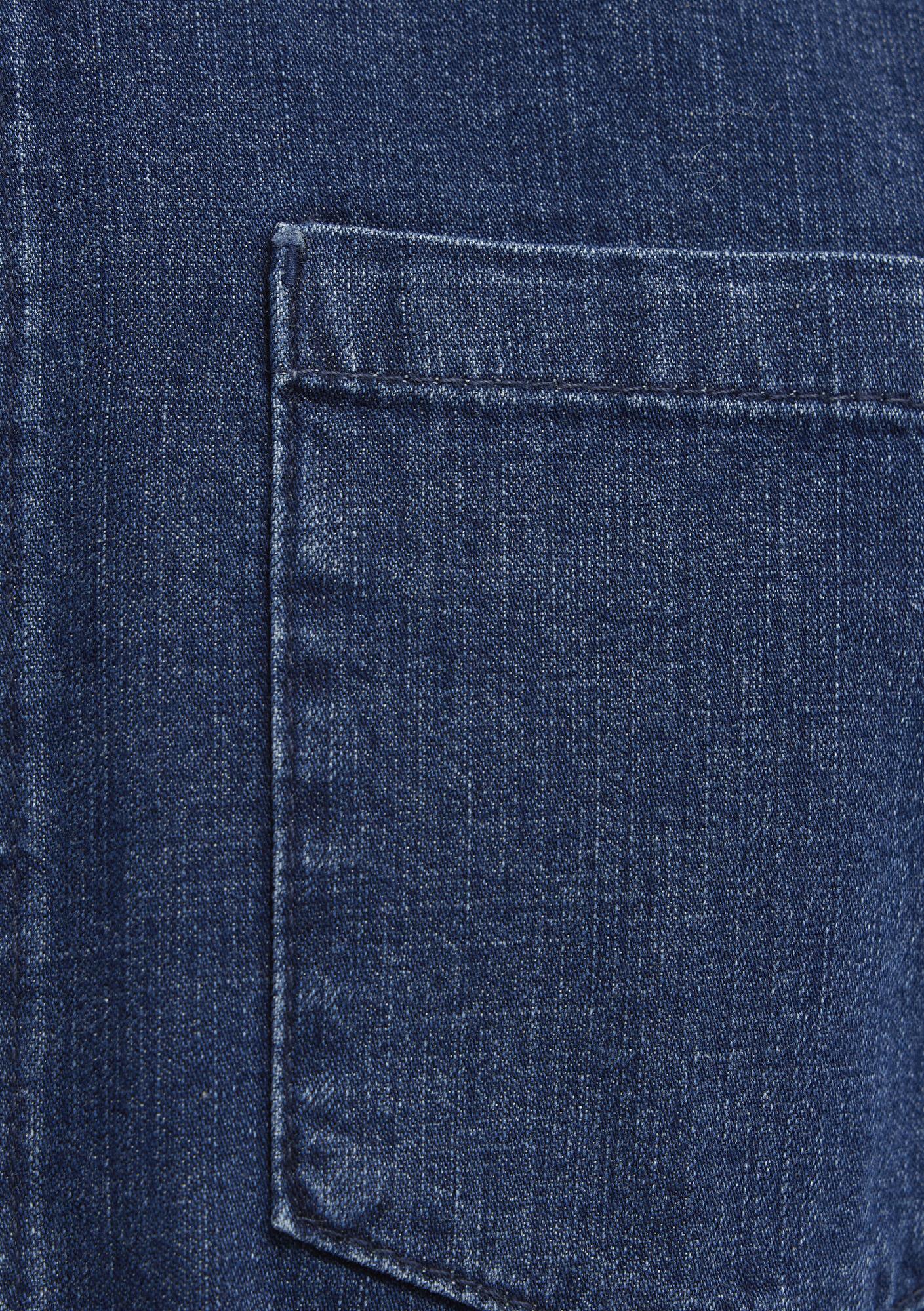 Mavi Eric Mavi Edition Puslu İndigo Mavisi Jean Gömlek Regular Fit / Normal Kesim 0211504-91348