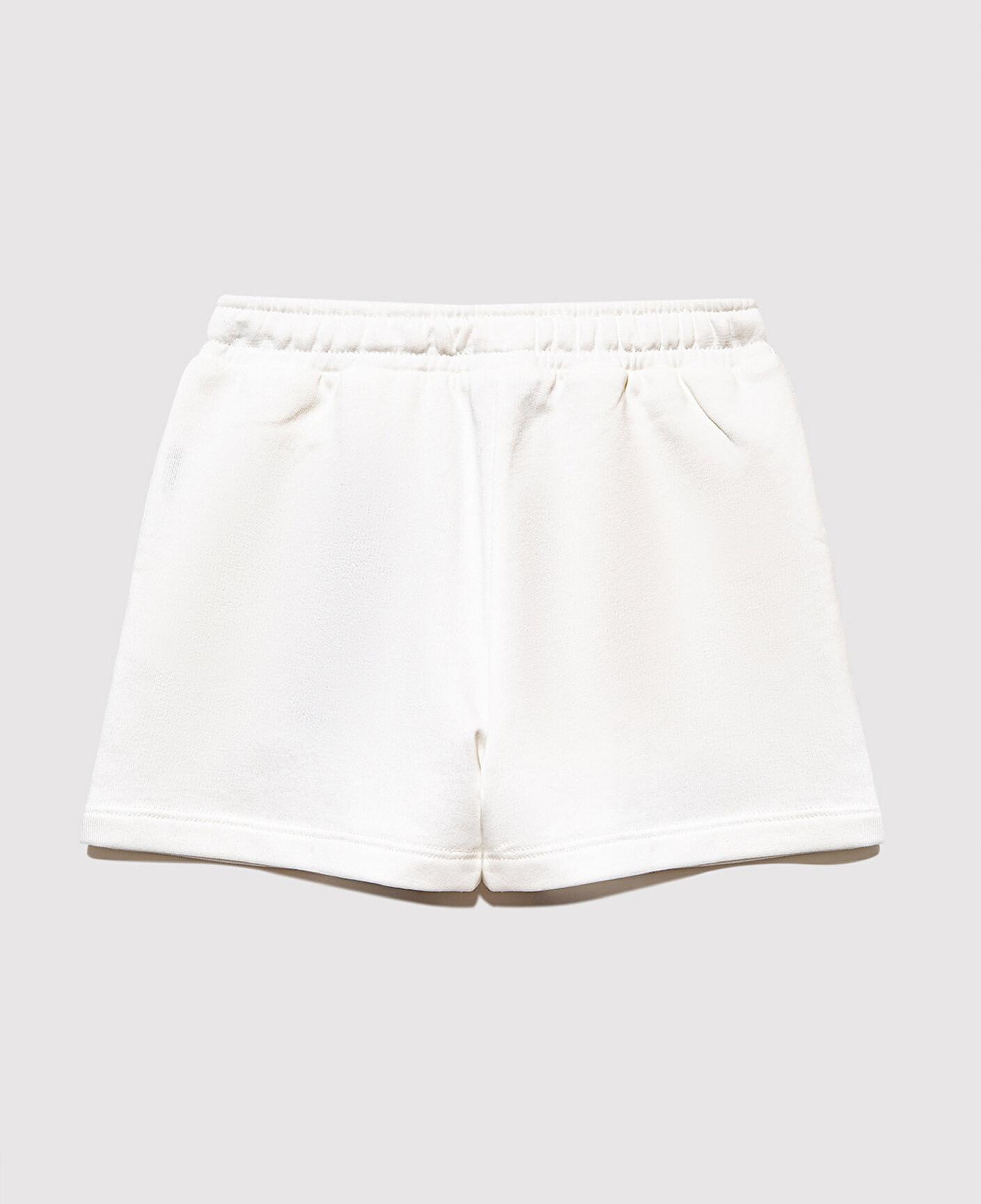 Mavi Mavi Logo Baskılı Ekru Şort 7410002-70057