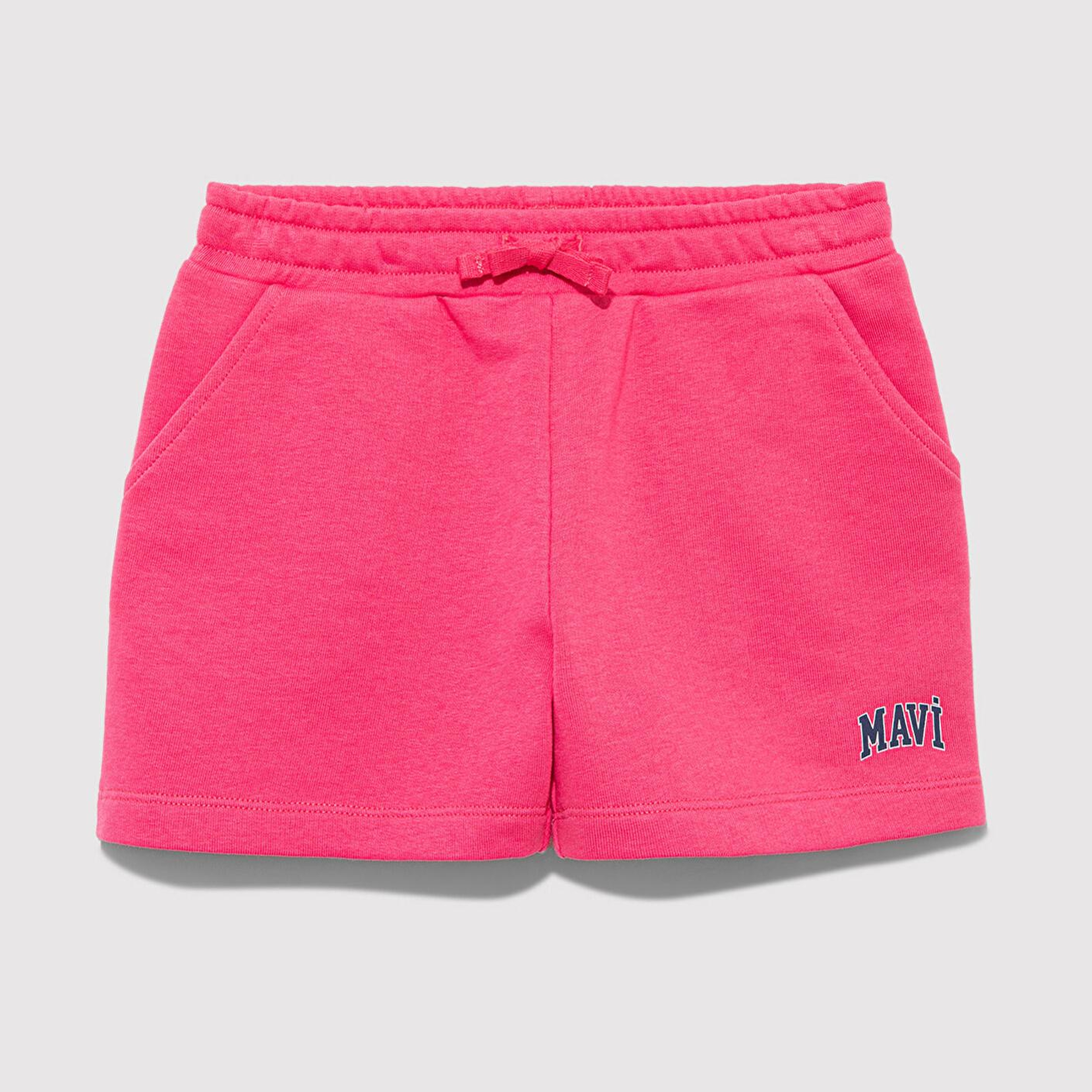 Mavi Mavi Logo Baskılı Pembe Şort 7410002-71111