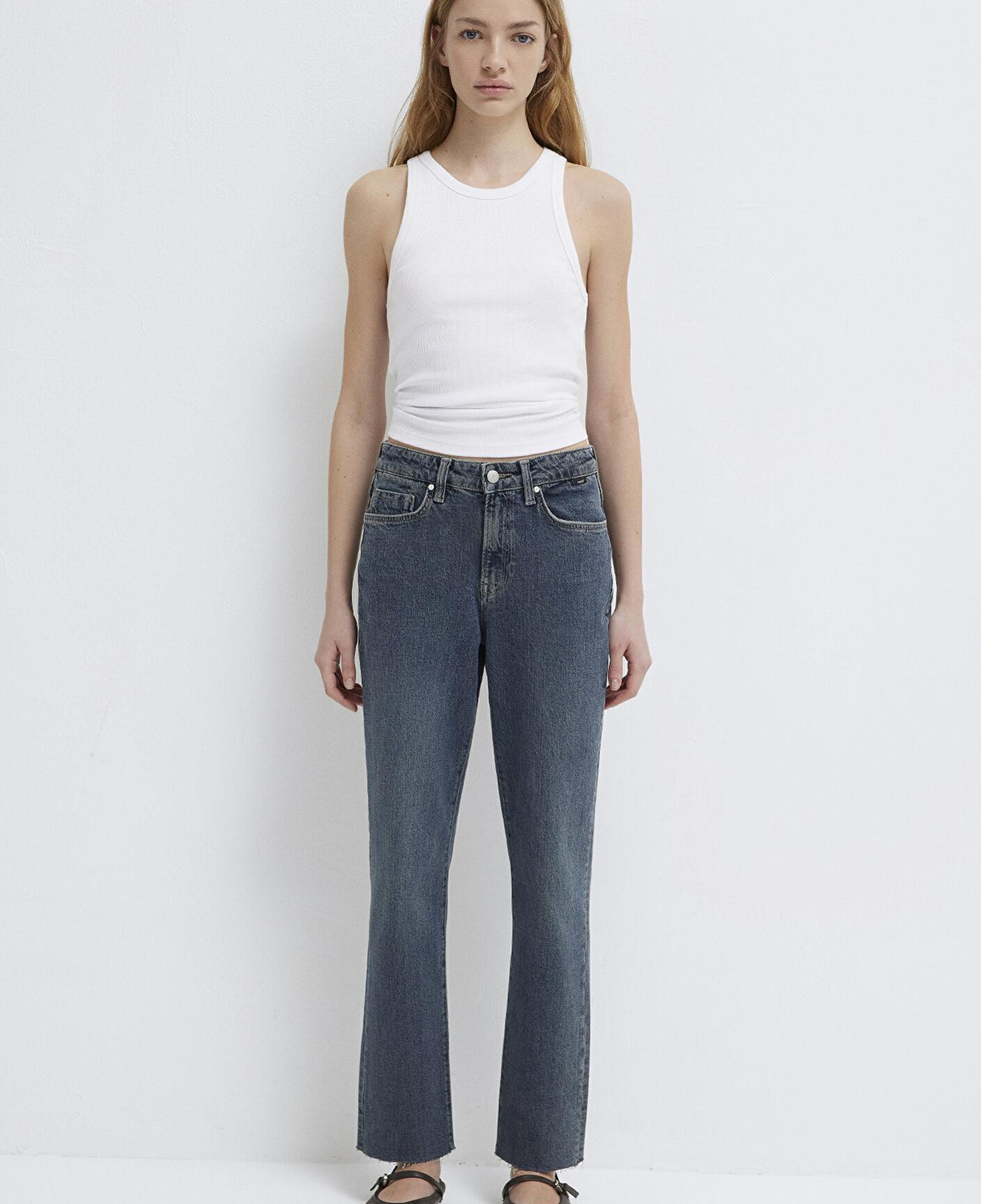 Mavi New York Classic Denim Gölgeli Koyu Mavi Jean Pantolon 101441-A3898