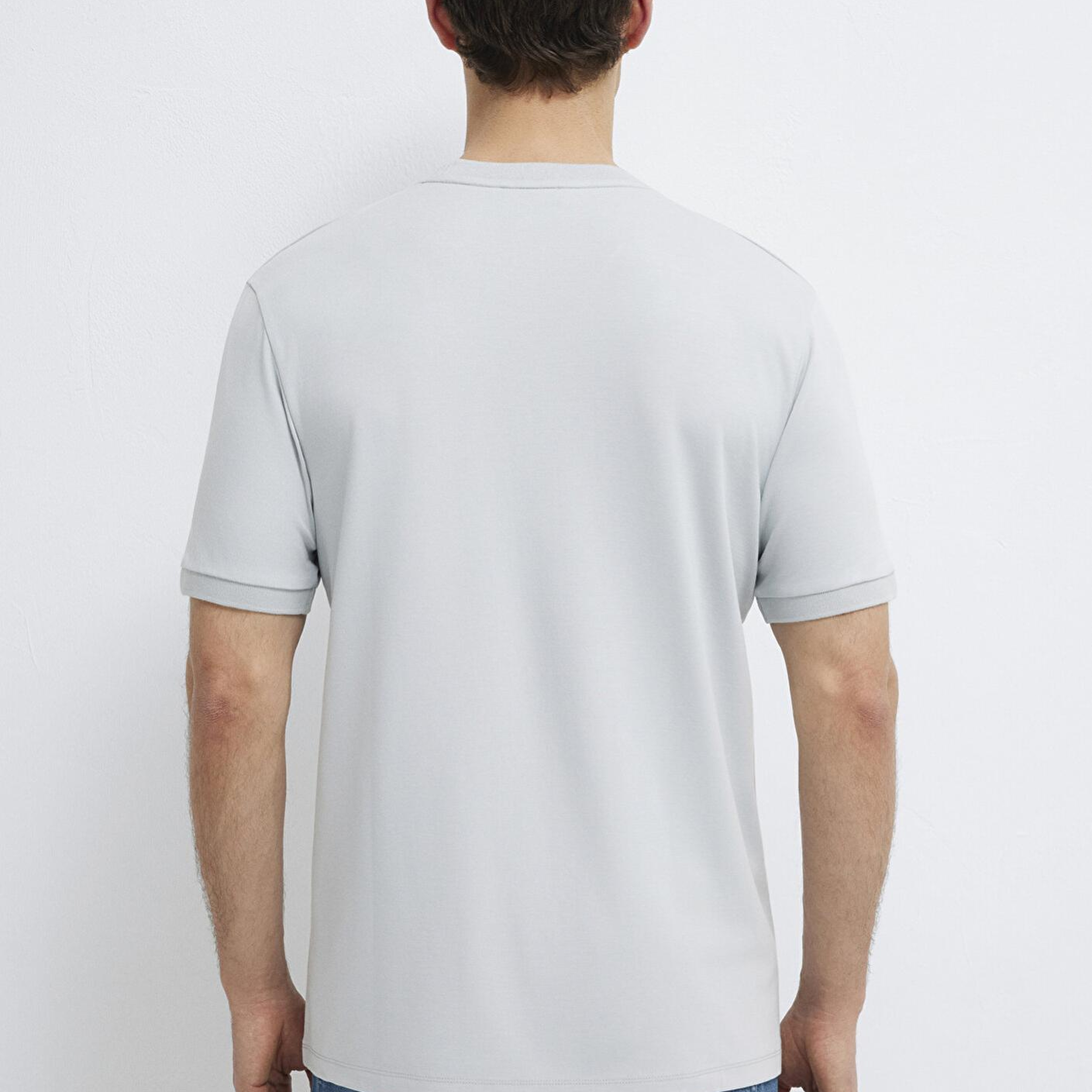 Mavi Soft Premium Gri Tişört Regular Fit / Normal Kesim 0613470-70802
