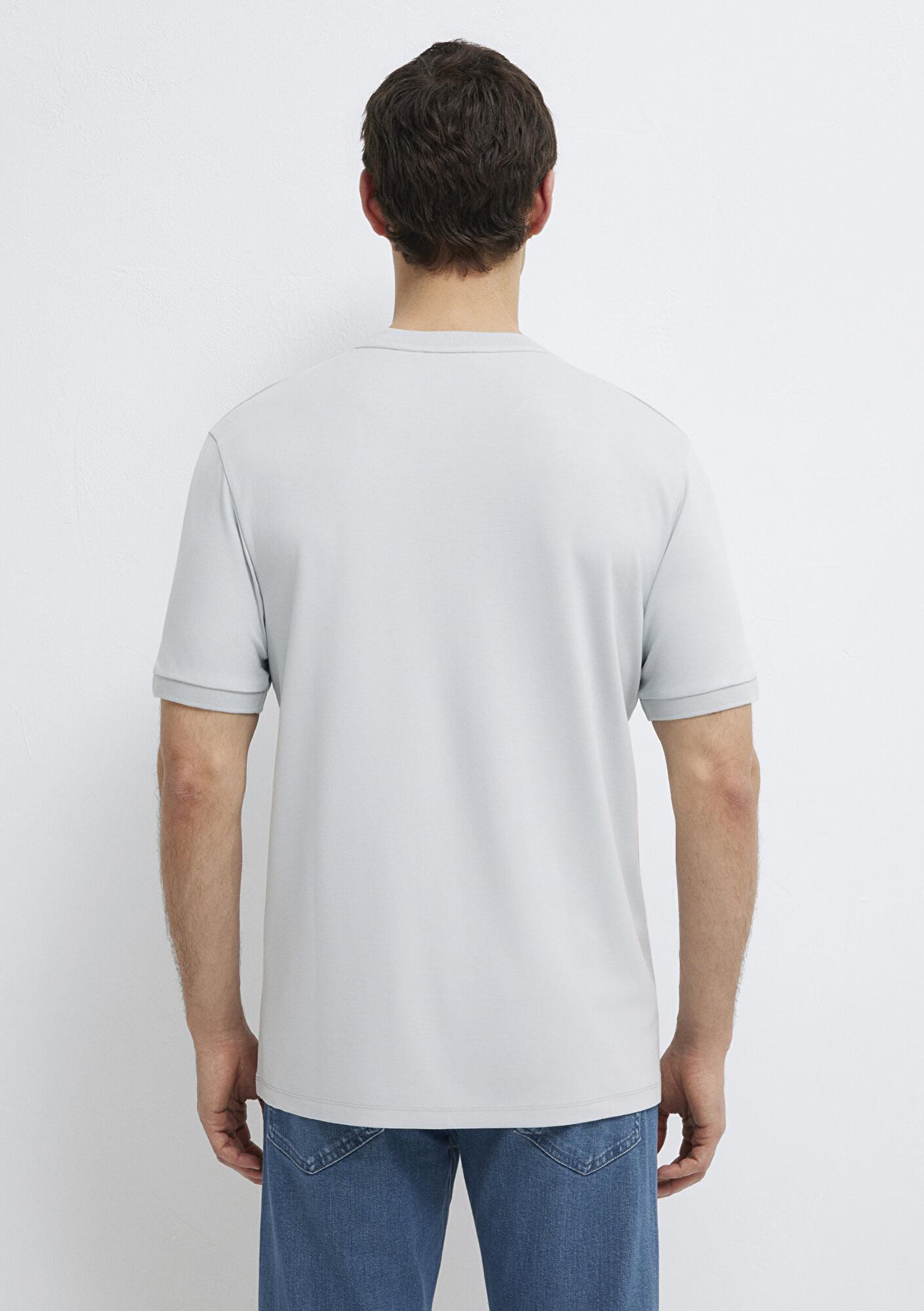 Mavi Soft Premium Gri Tişört Regular Fit / Normal Kesim 0613470-70802