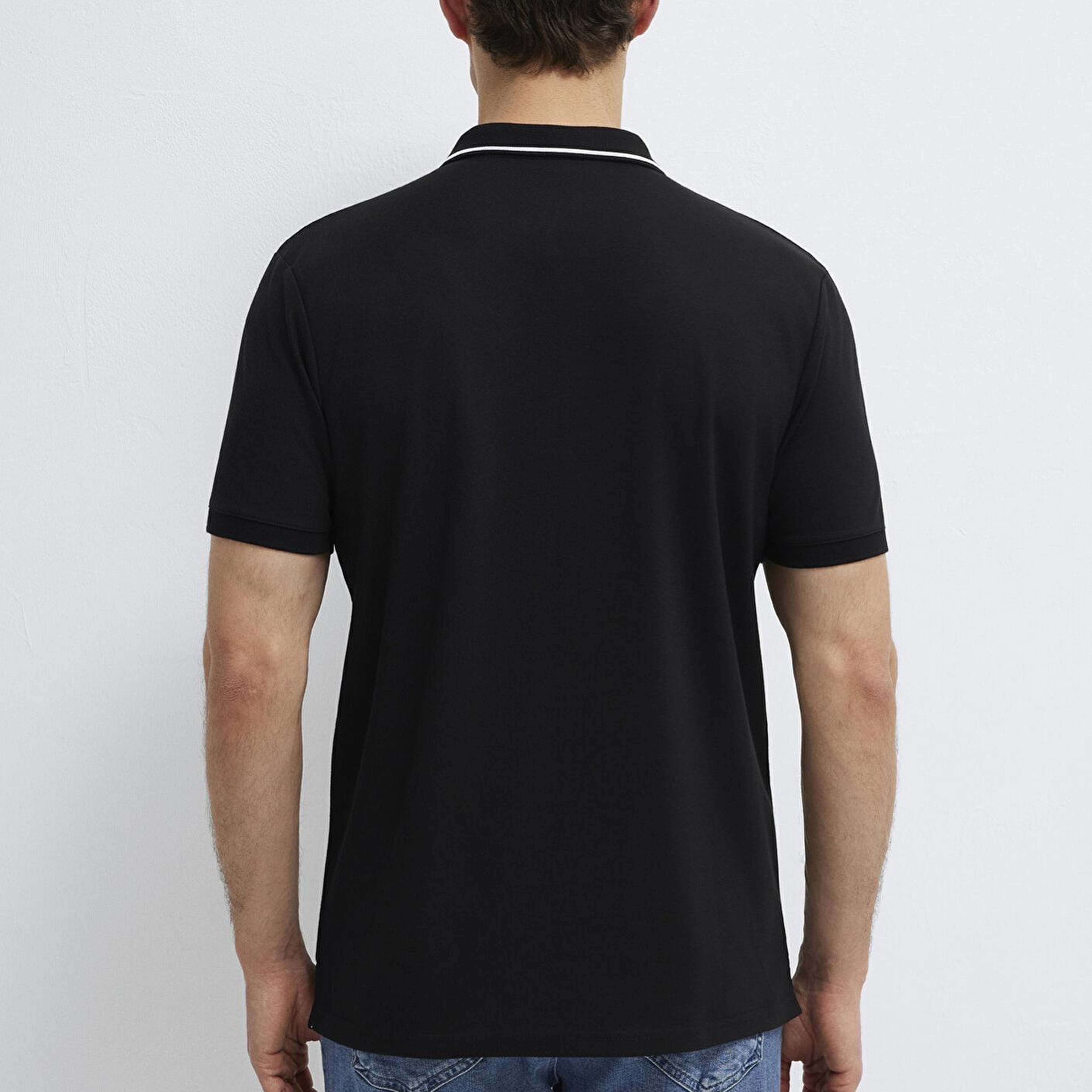 Mavi Soft-Premium Siyah Polo Tişört Regular Fit / Normal Kesim 0612880-900