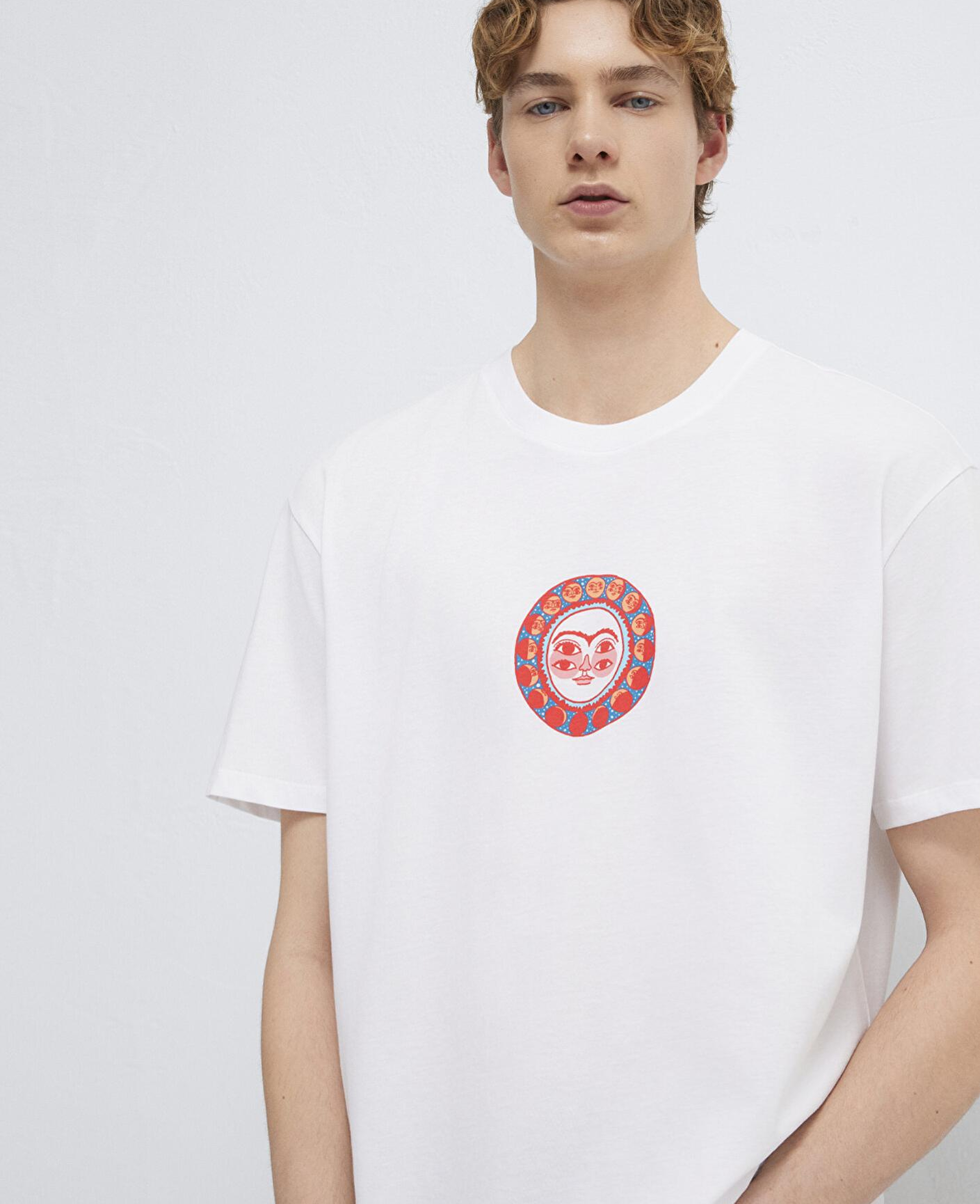 Mavi Ricardo Cavolo Lisanslı Baskılı Beyaz Tişört Relaxed Fit / Rahat Kesim 0613397-620