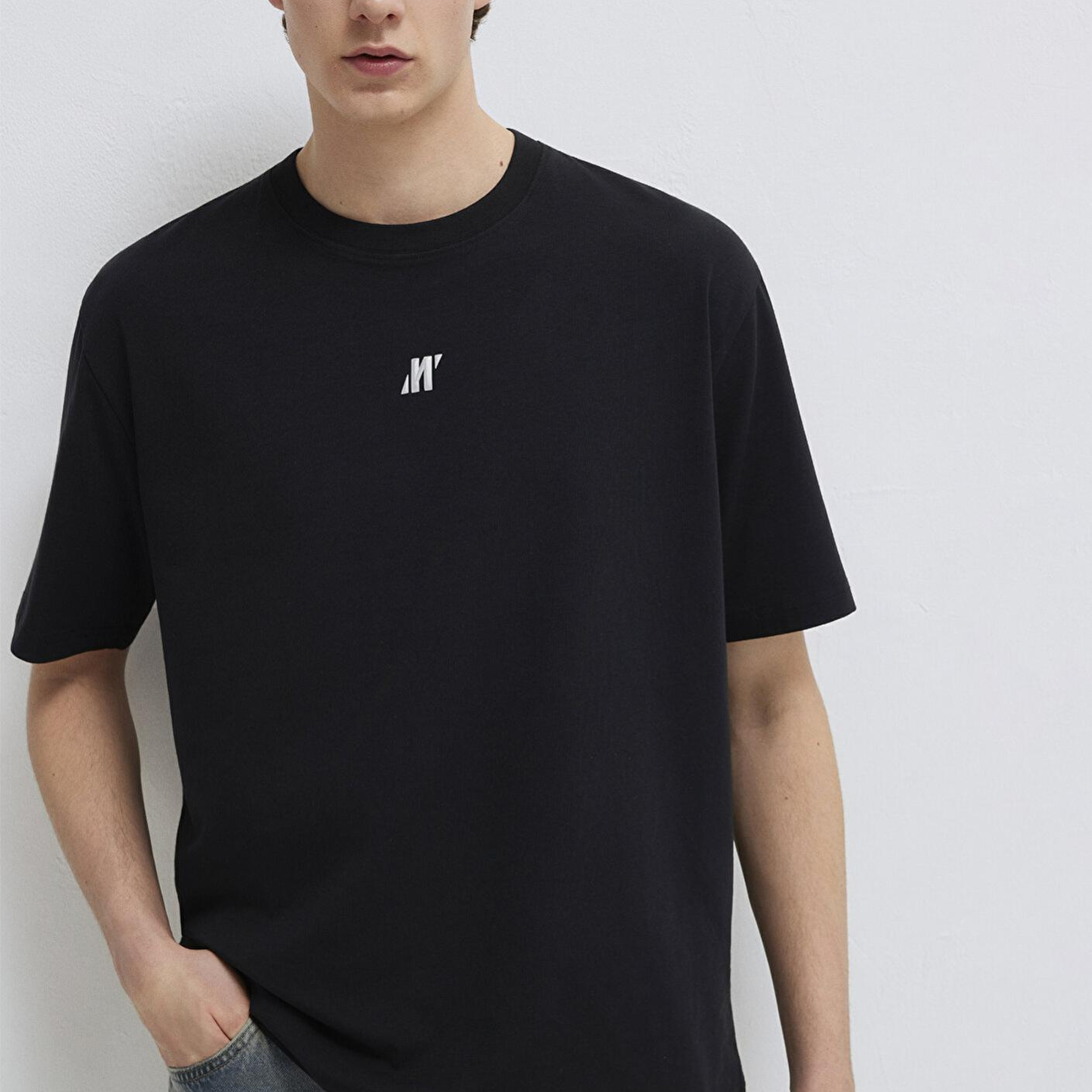 Mavi Mavi Pro Siyah Tişört Relaxed Fit / Rahat Kesim 0613438-900