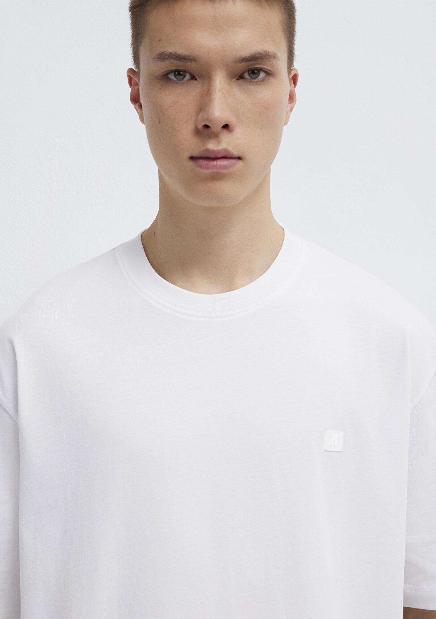 Mavi Mavi Pro Beyaz Tişört Relaxed Fit / Rahat Kesim 0613442-620