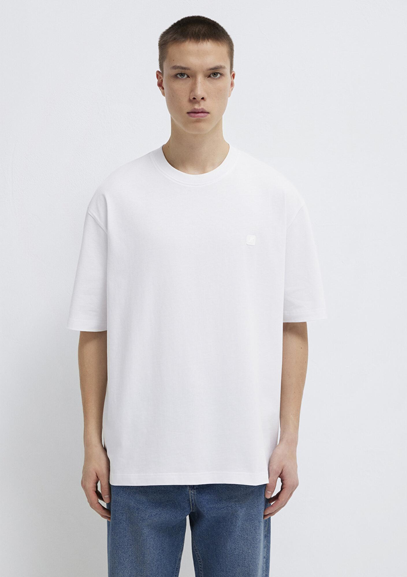 Mavi Mavi Pro Beyaz Tişört Relaxed Fit / Rahat Kesim 0613442-620