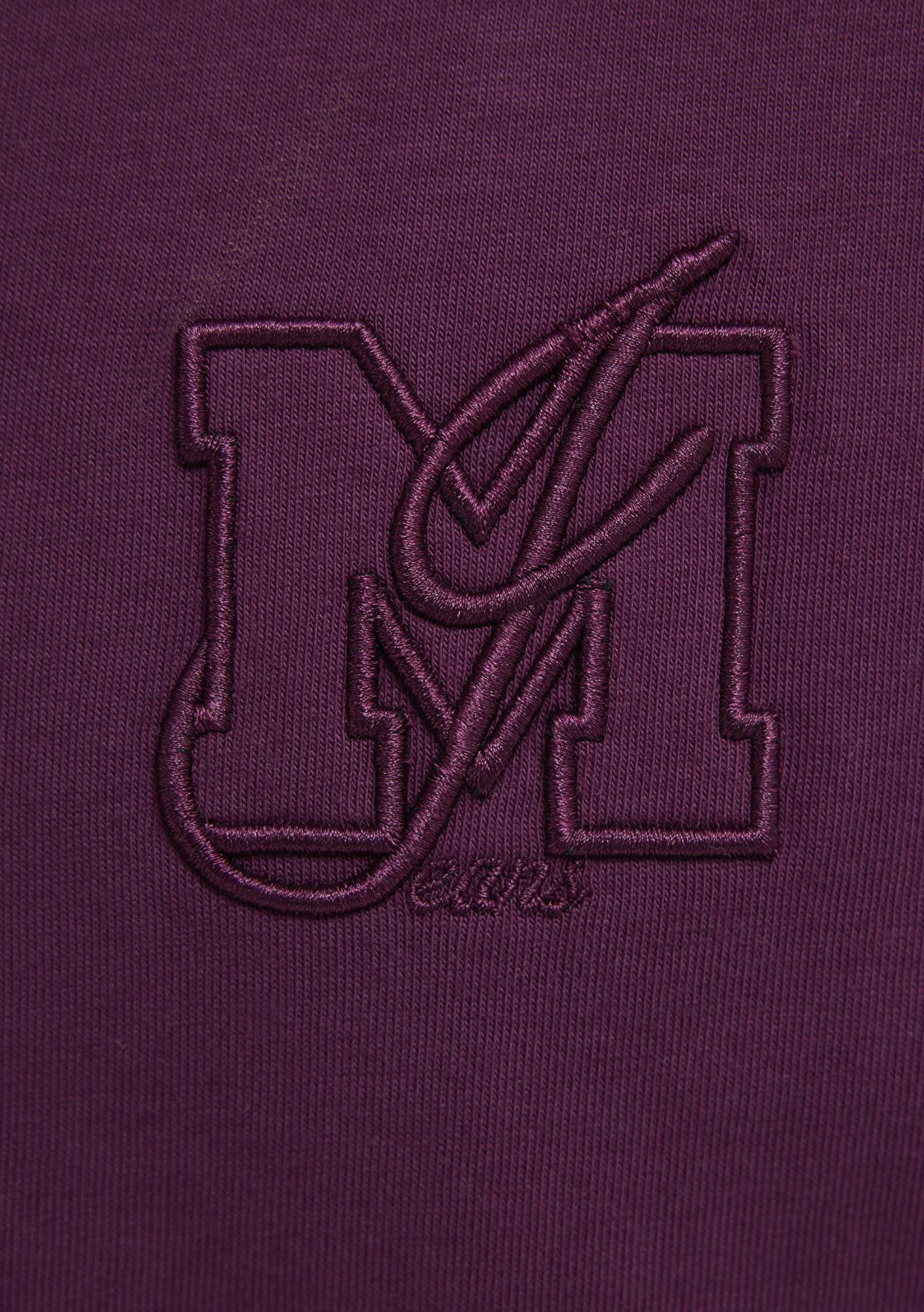 Mavi MJ Logo Detaylı Mor Tişört Loose Fit / Bol Rahat Kesim 0612885-70670