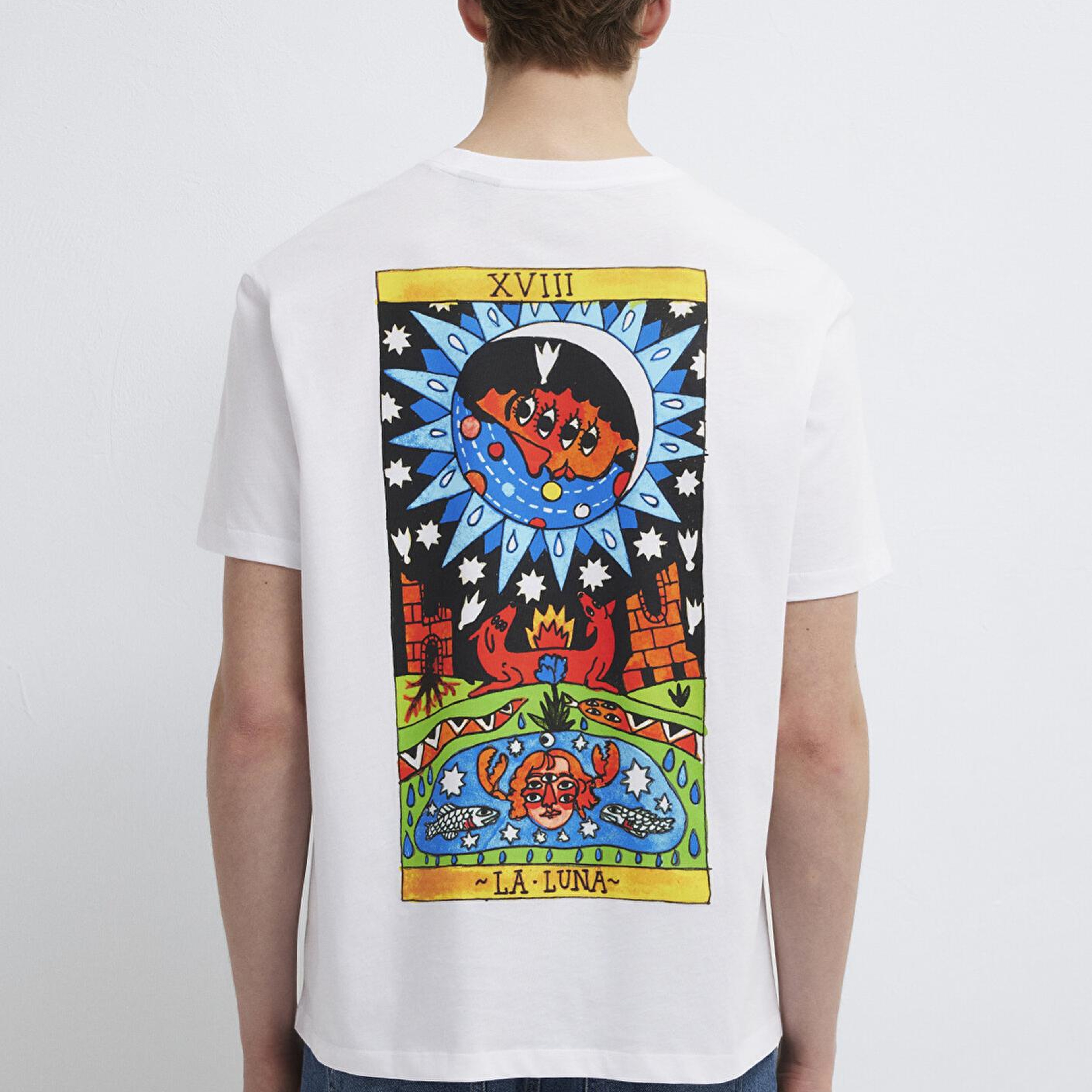 Mavi Ricardo Cavolo Lisanslı Baskılı Beyaz Tişört Relaxed Fit / Rahat Kesim 0613398-620