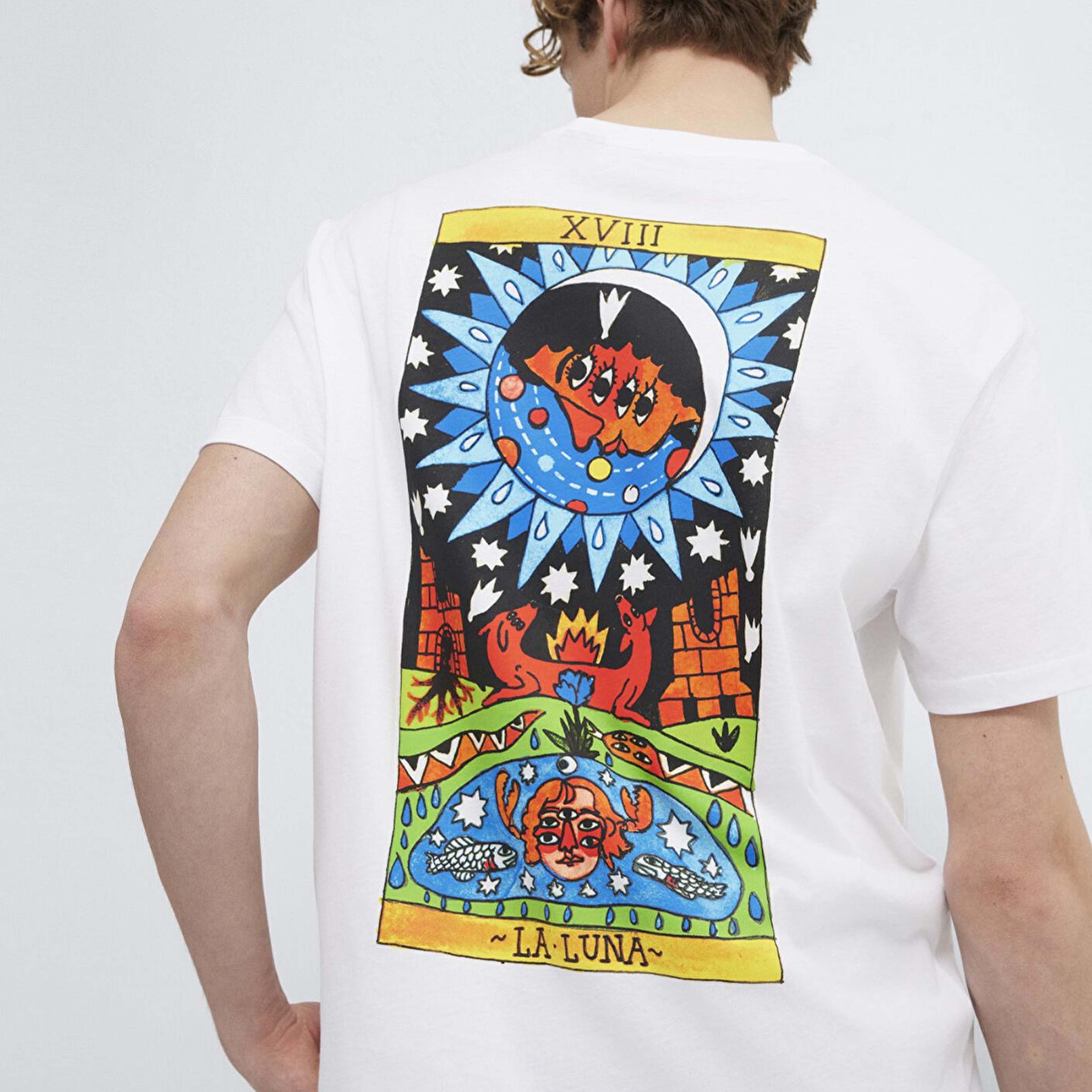 Mavi Ricardo Cavolo Lisanslı Baskılı Beyaz Tişört Relaxed Fit / Rahat Kesim 0613398-620