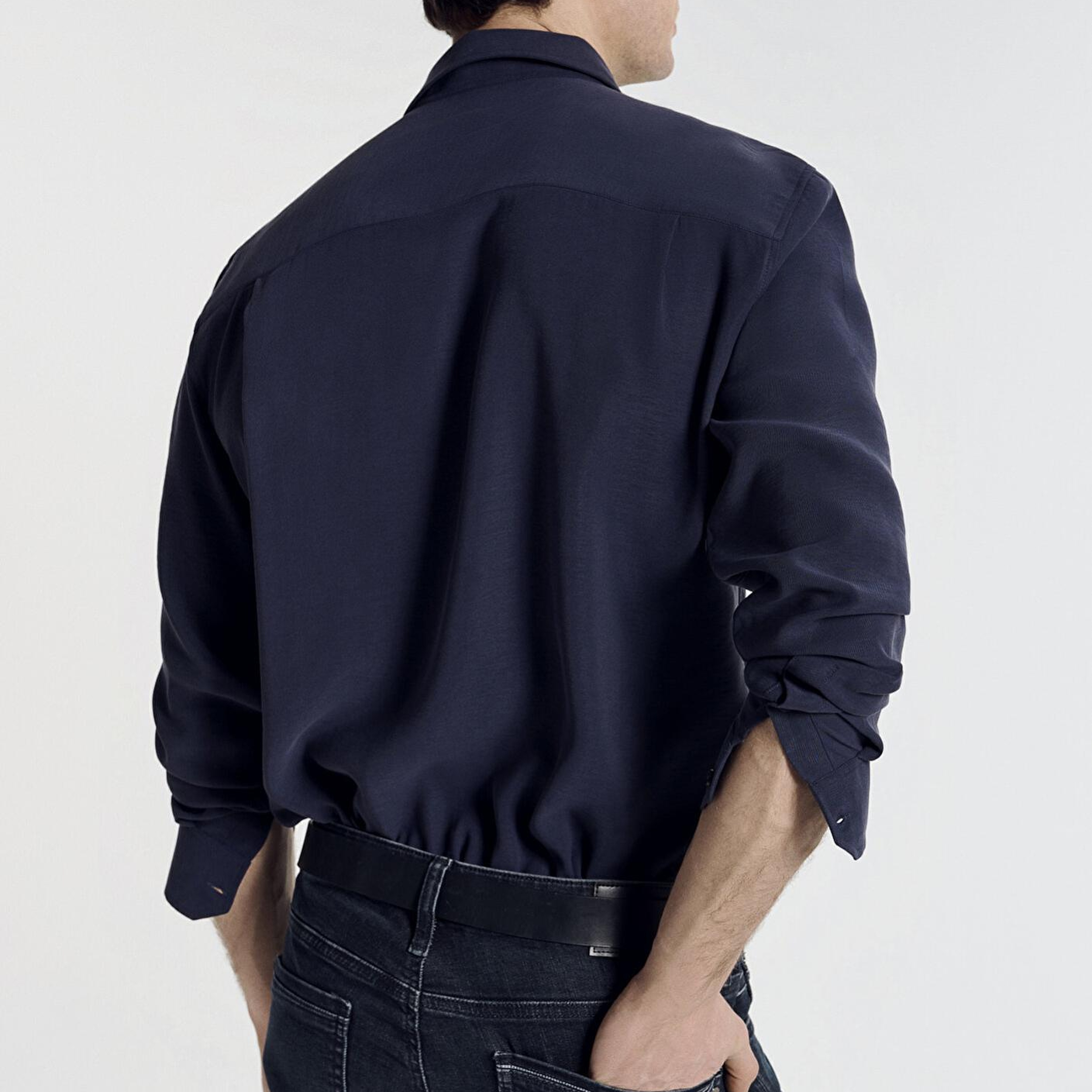 Mavi Soft Premium Lacivert Gömlek Regular Fit / Normal Kesim 0212010-86415