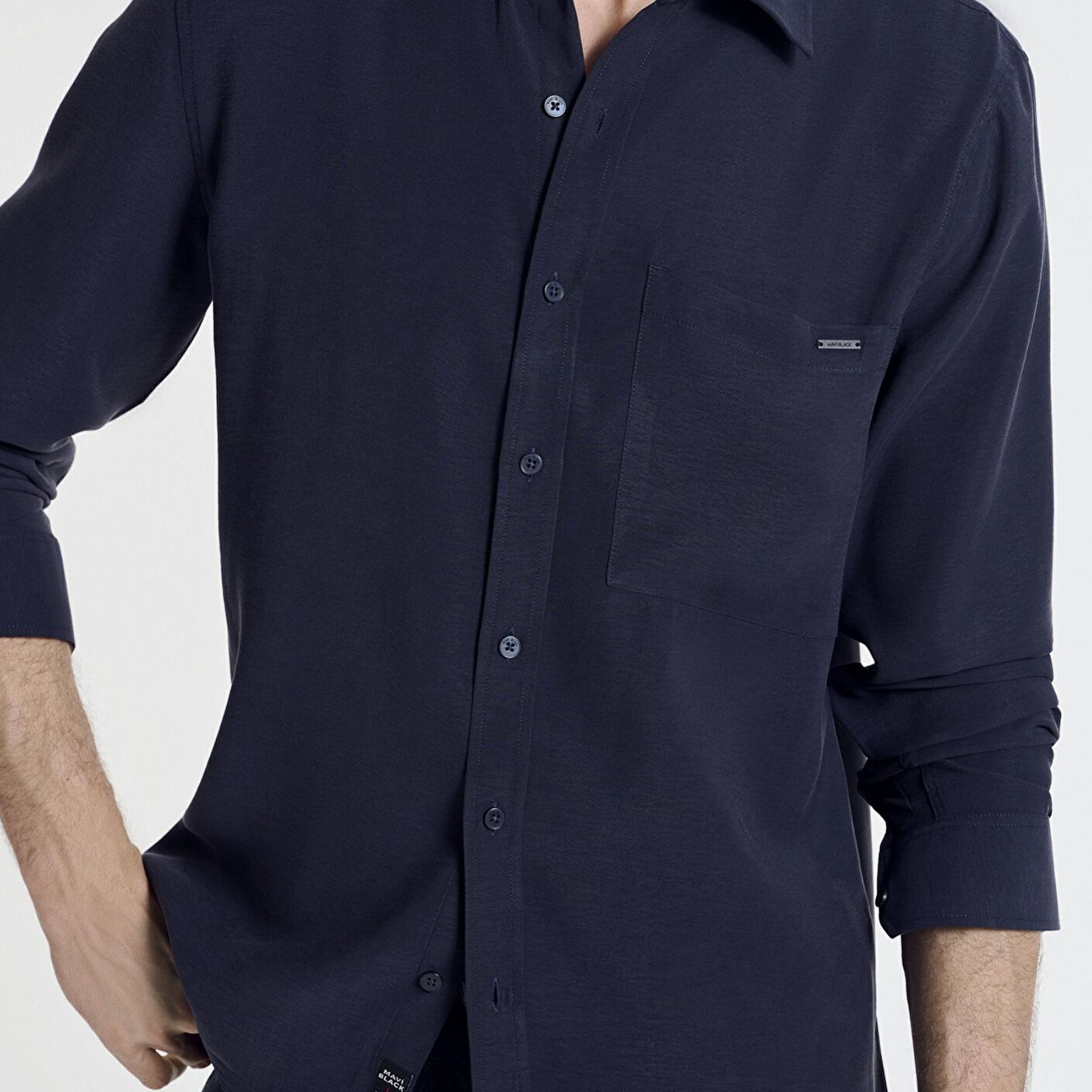 Mavi Soft Premium Lacivert Gömlek Regular Fit / Normal Kesim 0212010-86415