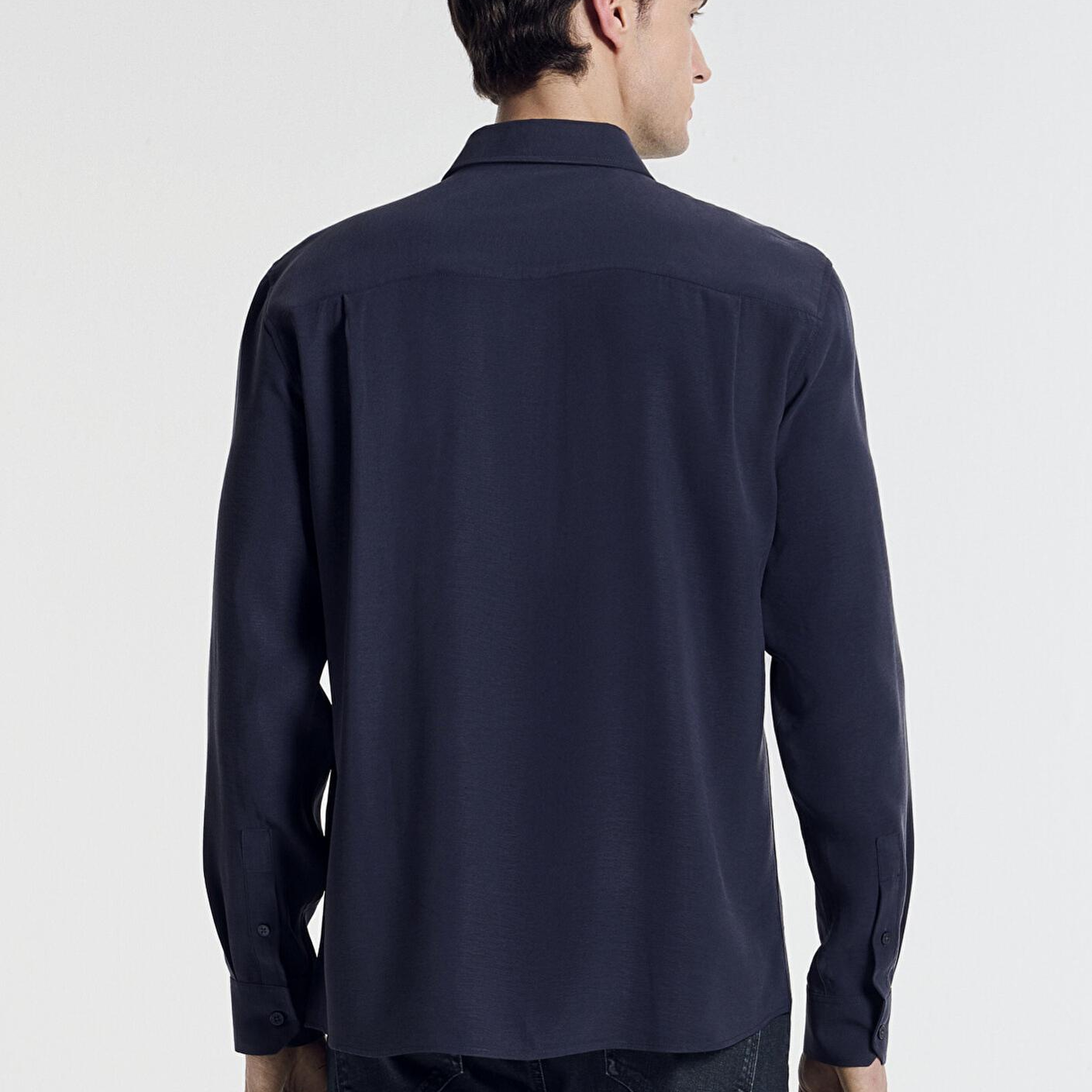 Mavi Soft Premium Lacivert Gömlek Regular Fit / Normal Kesim 0212010-86415