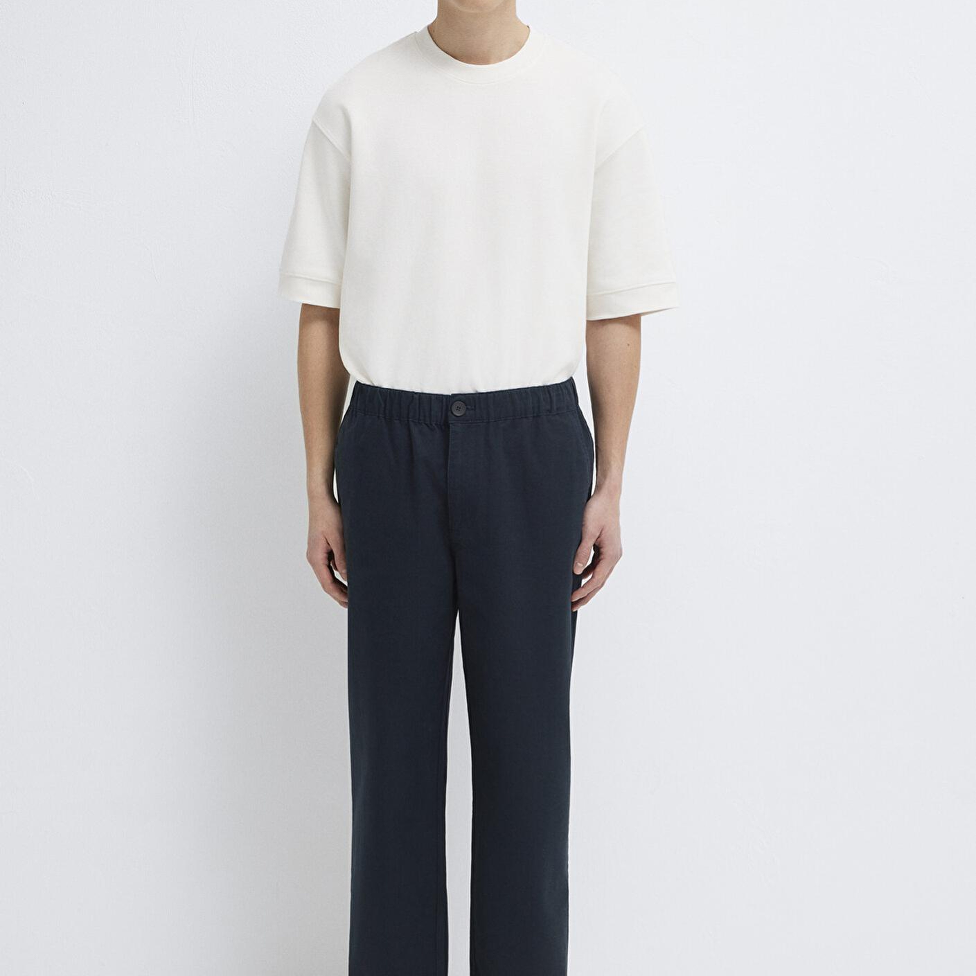 Mavi Beli Lastikli Lacivert Pantolon 0010610-71379