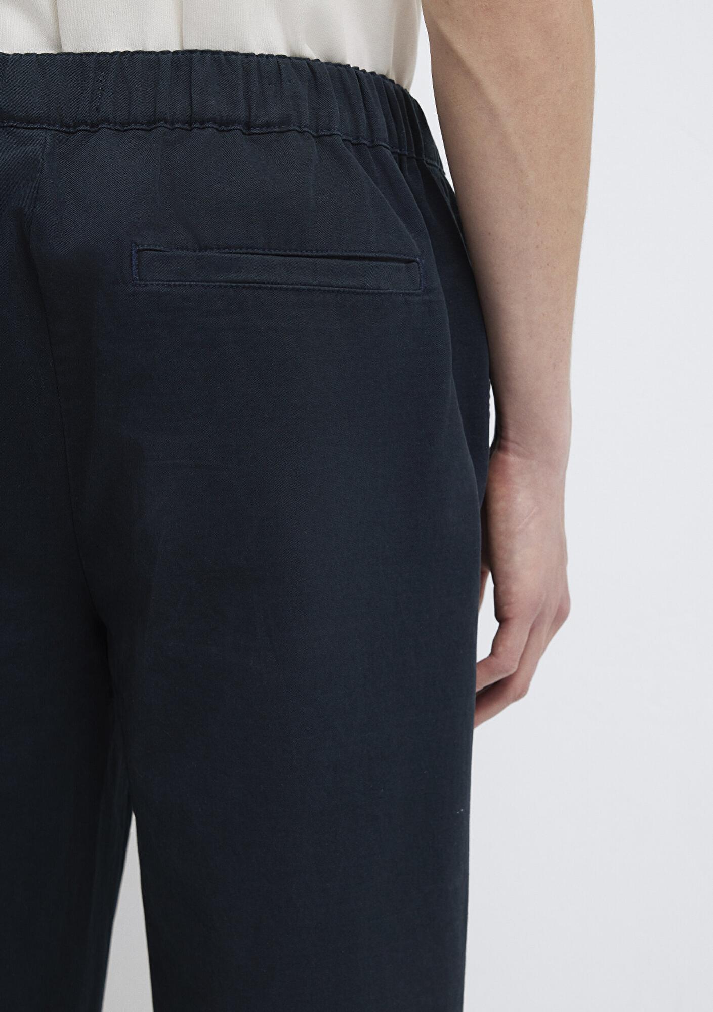 Mavi Beli Lastikli Lacivert Pantolon 0010610-71379