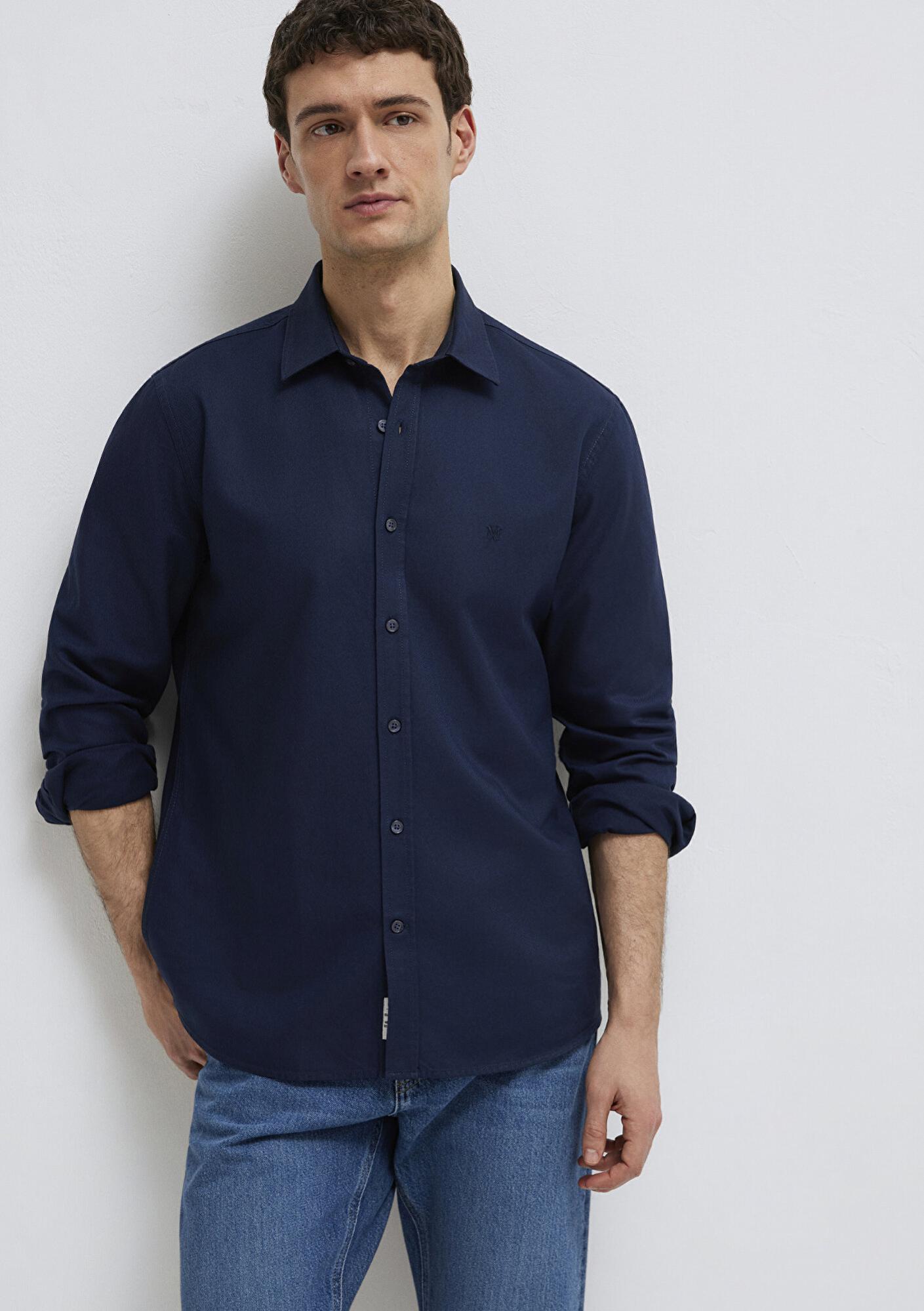 Mavi Lacivert Gömlek Regular Fit / Normal Kesim 0212063-80872