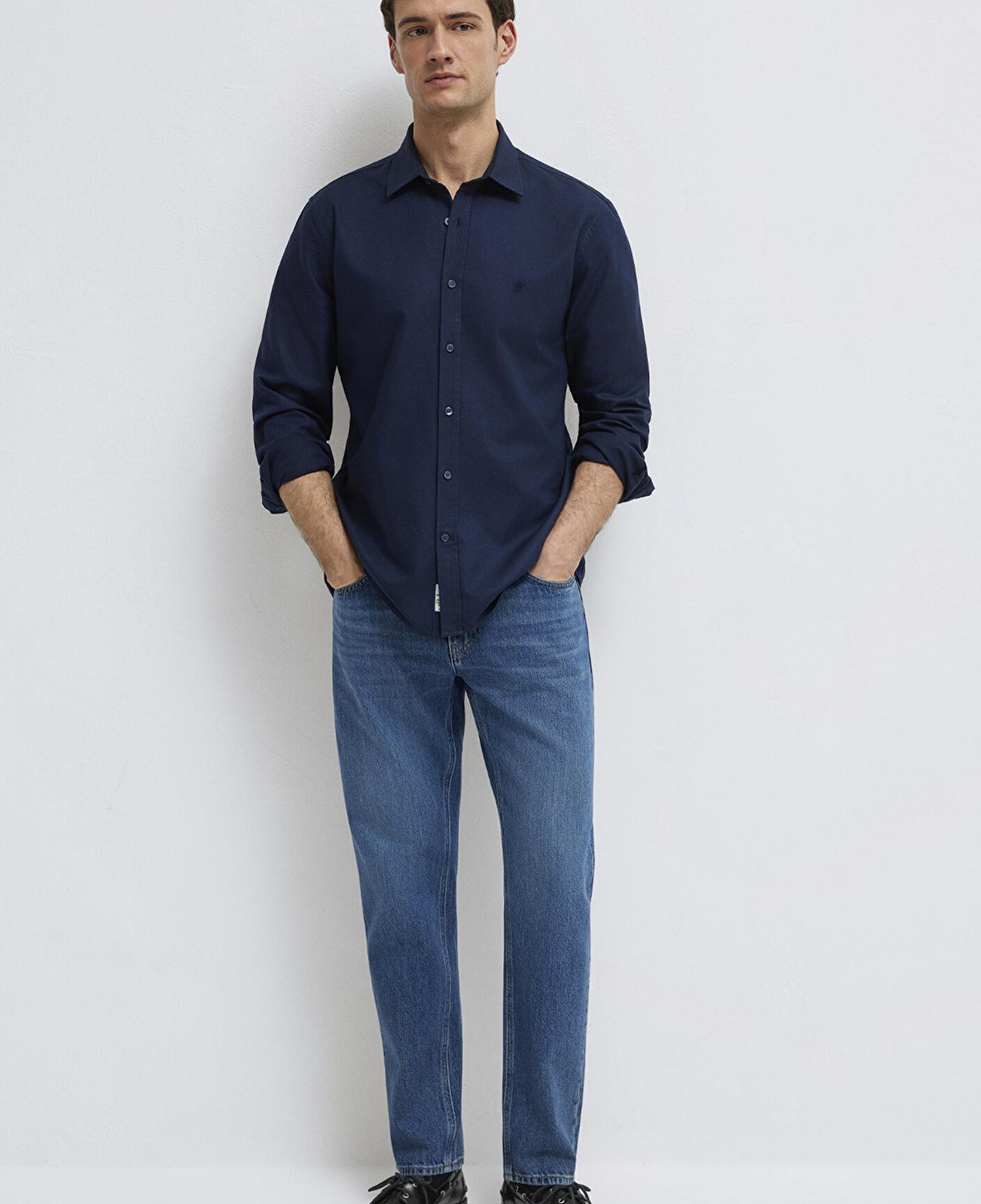 Mavi Lacivert Gömlek Regular Fit / Normal Kesim 0212063-80872