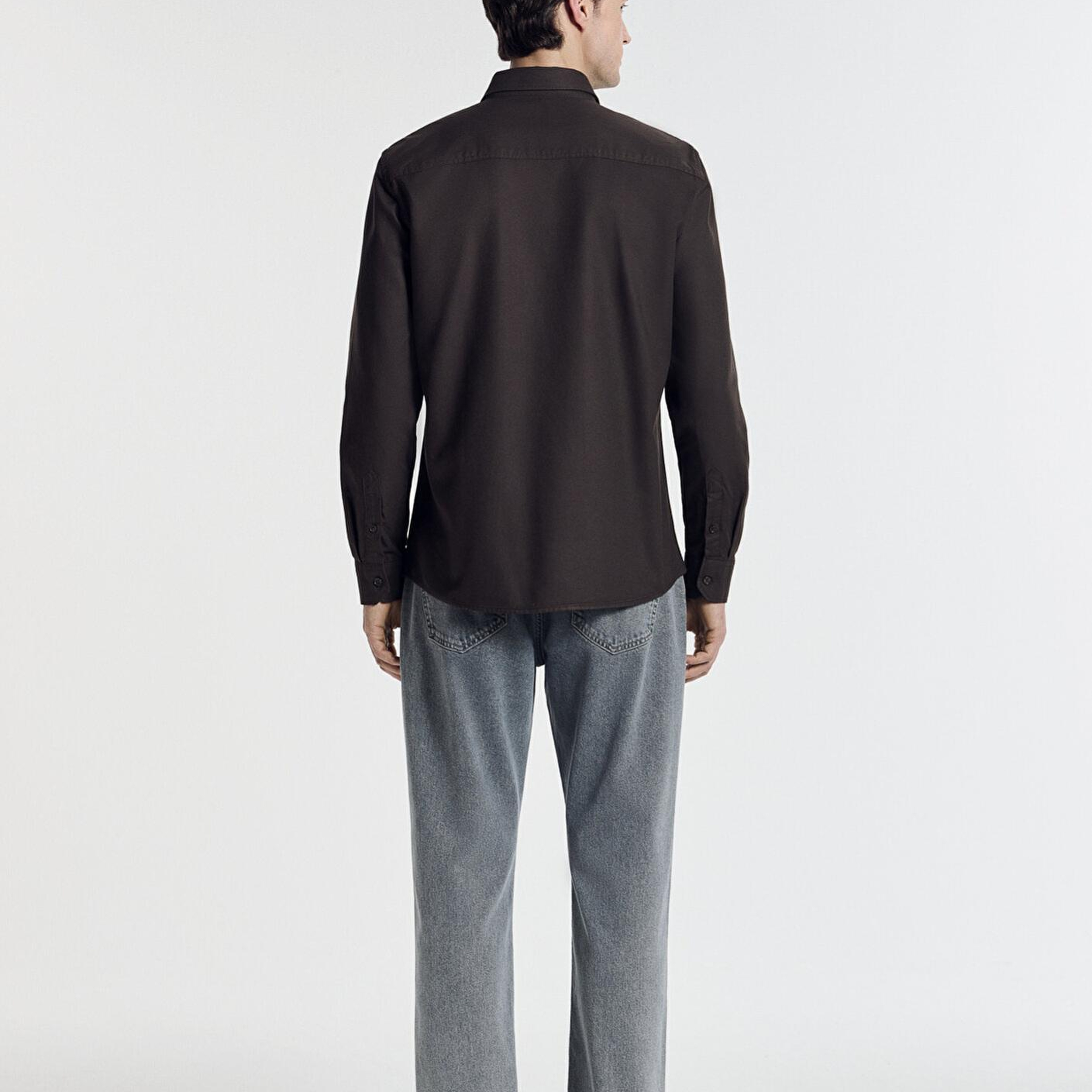 Mavi Kahverengi Gömlek Regular Fit / Normal Kesim 0212063-70219