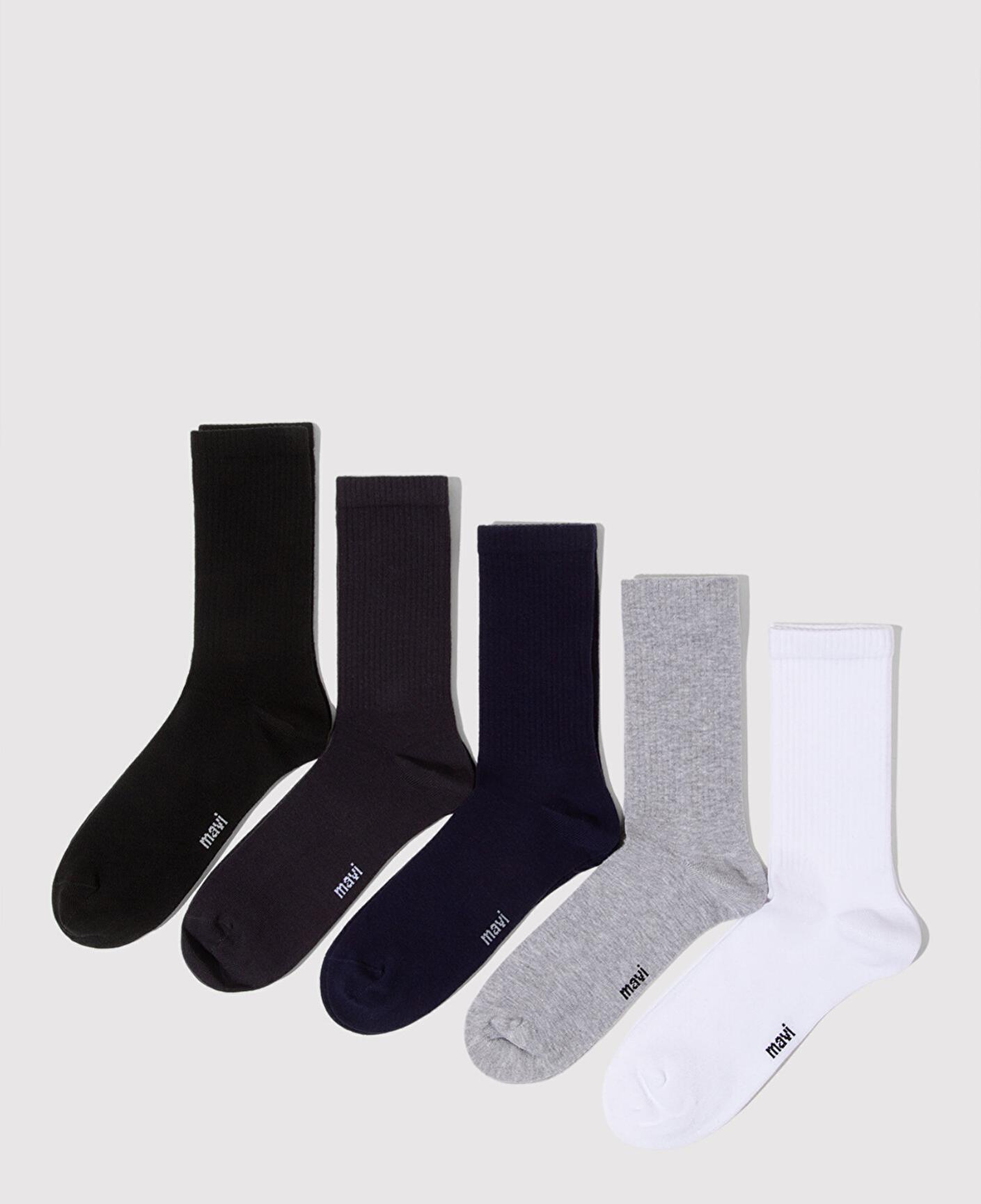 Mavi 5li Soket Çorap 0912353-900