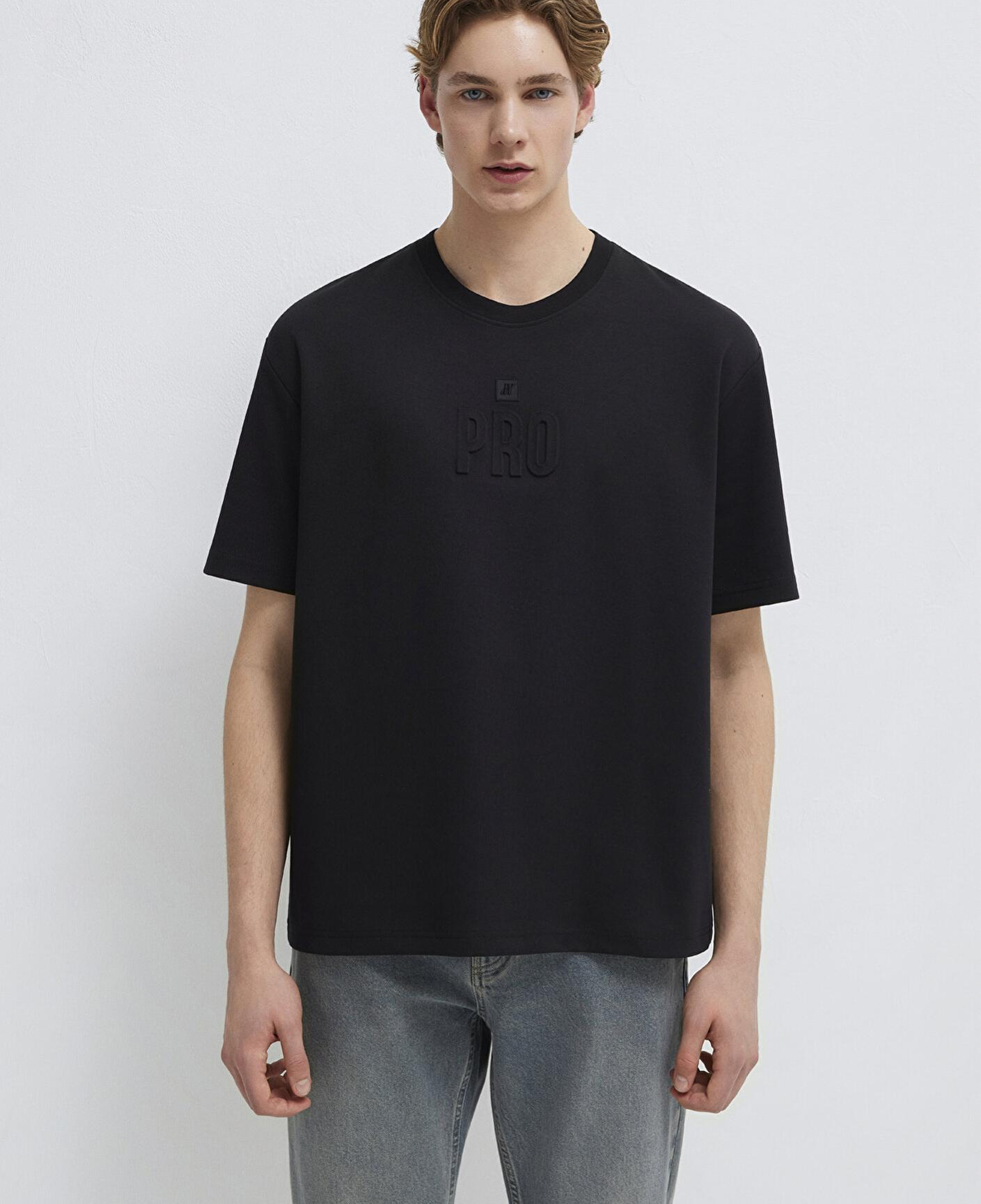 Mavi Mavi Pro Siyah Tişört Relaxed Fit / Rahat Kesim 0613434-900