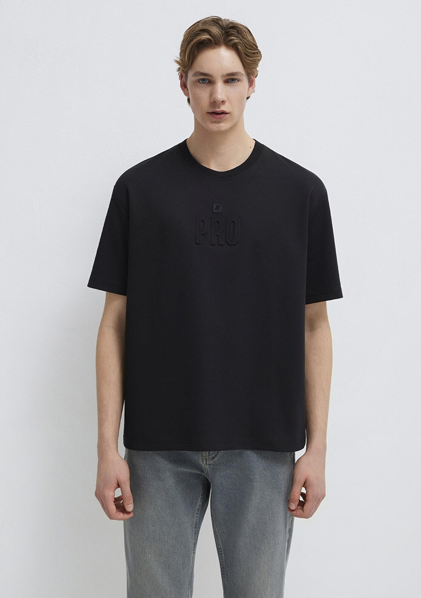 Mavi Mavi Pro Siyah Tişört Relaxed Fit / Rahat Kesim 0613434-900