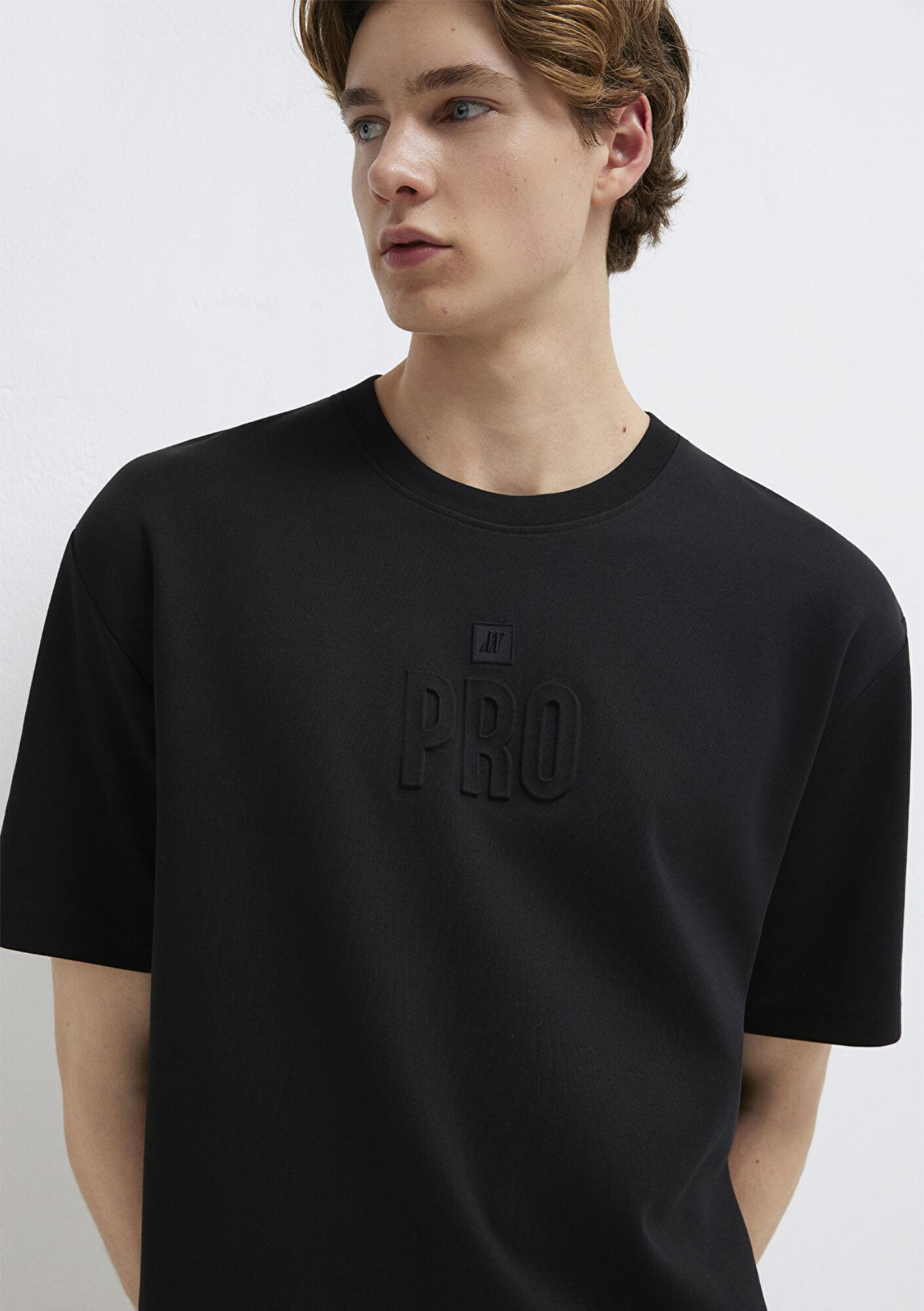 Mavi Mavi Pro Siyah Tişört Relaxed Fit / Rahat Kesim 0613434-900