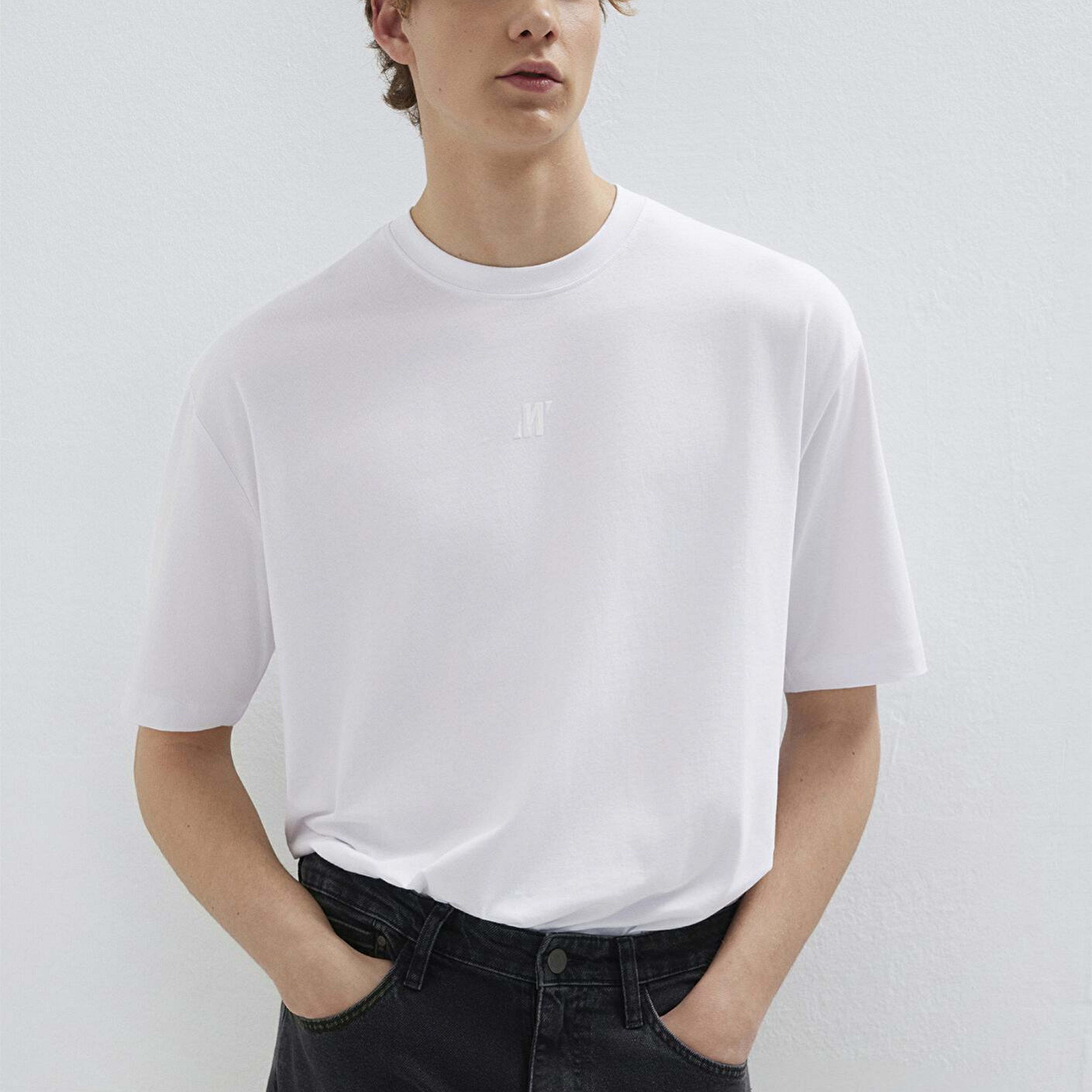 Mavi Mavi Pro Beyaz Tişört Relaxed Fit / Rahat Kesim 0613438-620