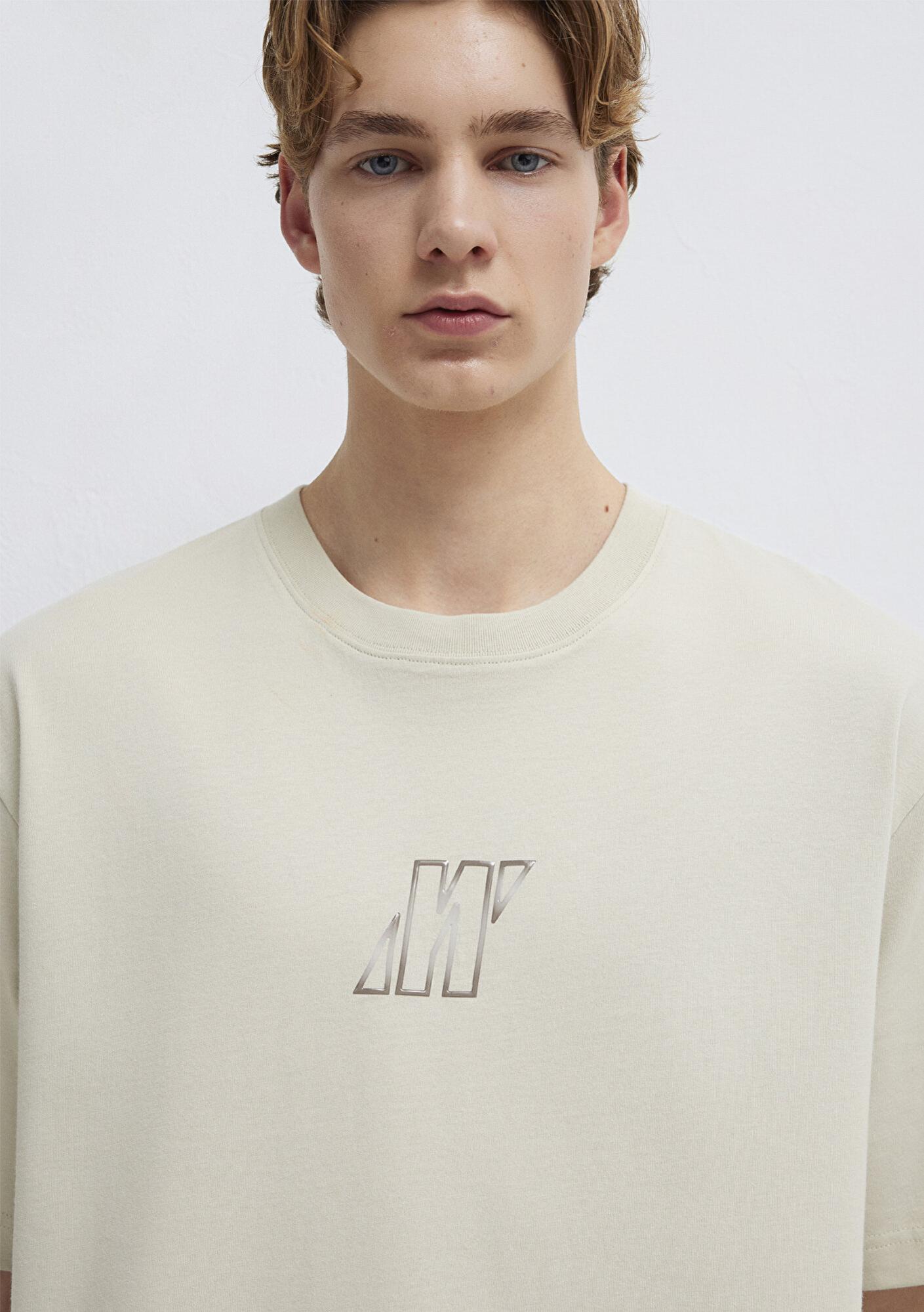 Mavi Mavi Pro Bej Tişört Relaxed Fit / Rahat Kesim 0613441-70144