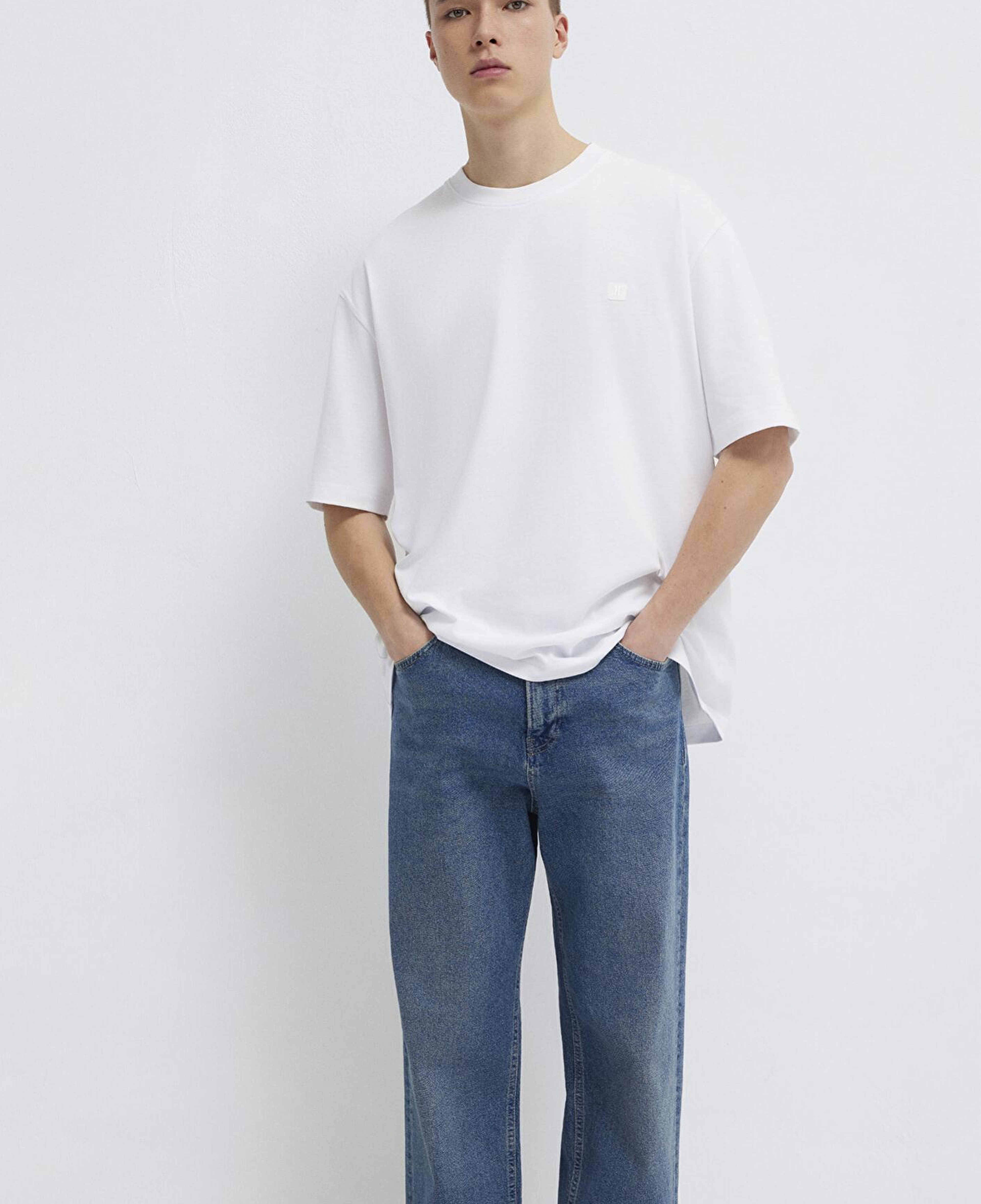 Mavi Mavi Pro Beyaz Tişört Relaxed Fit / Rahat Kesim 0613442-620