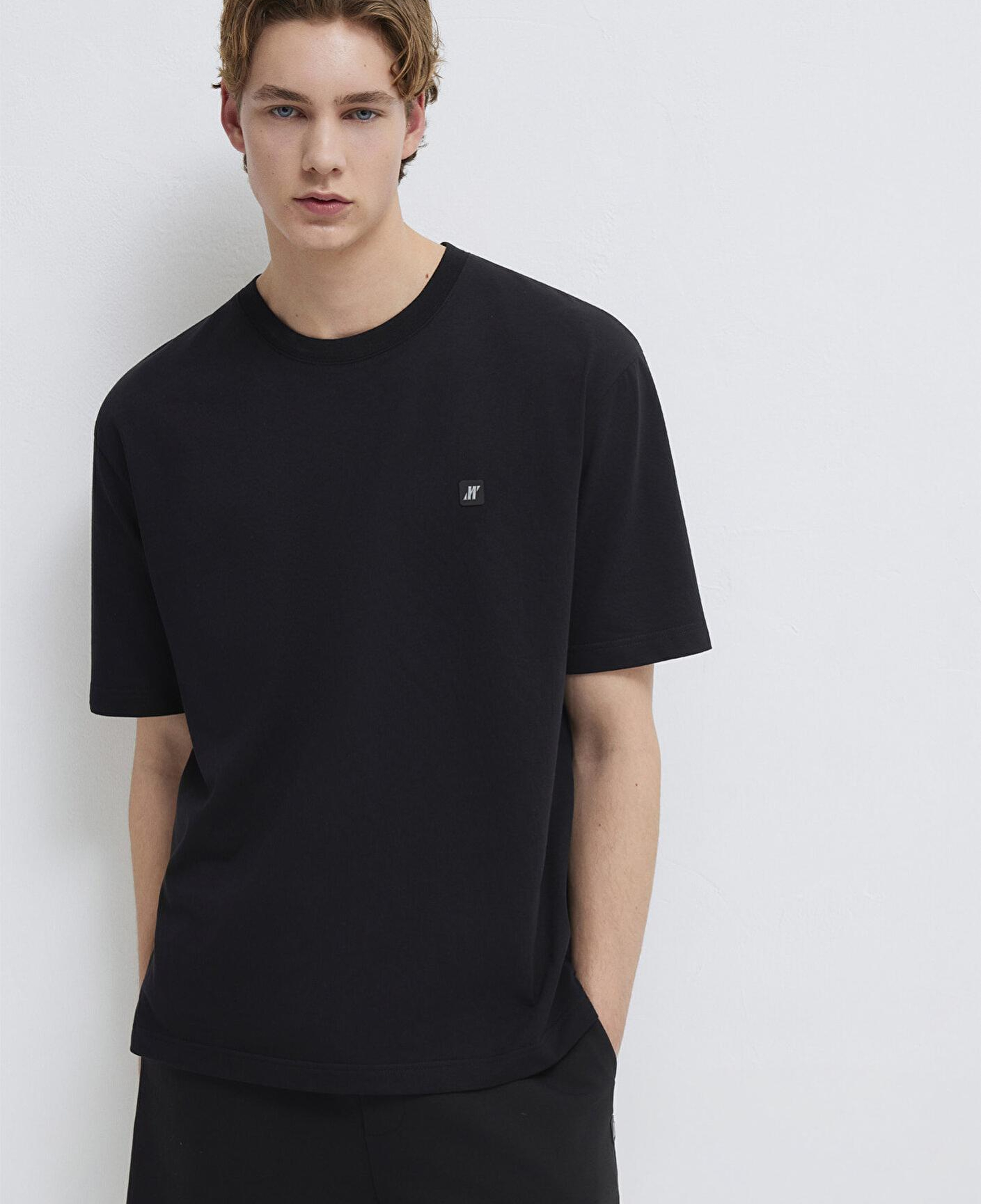 Mavi Mavi Pro Siyah Tişört Relaxed Fit / Rahat Kesim 0613442-900