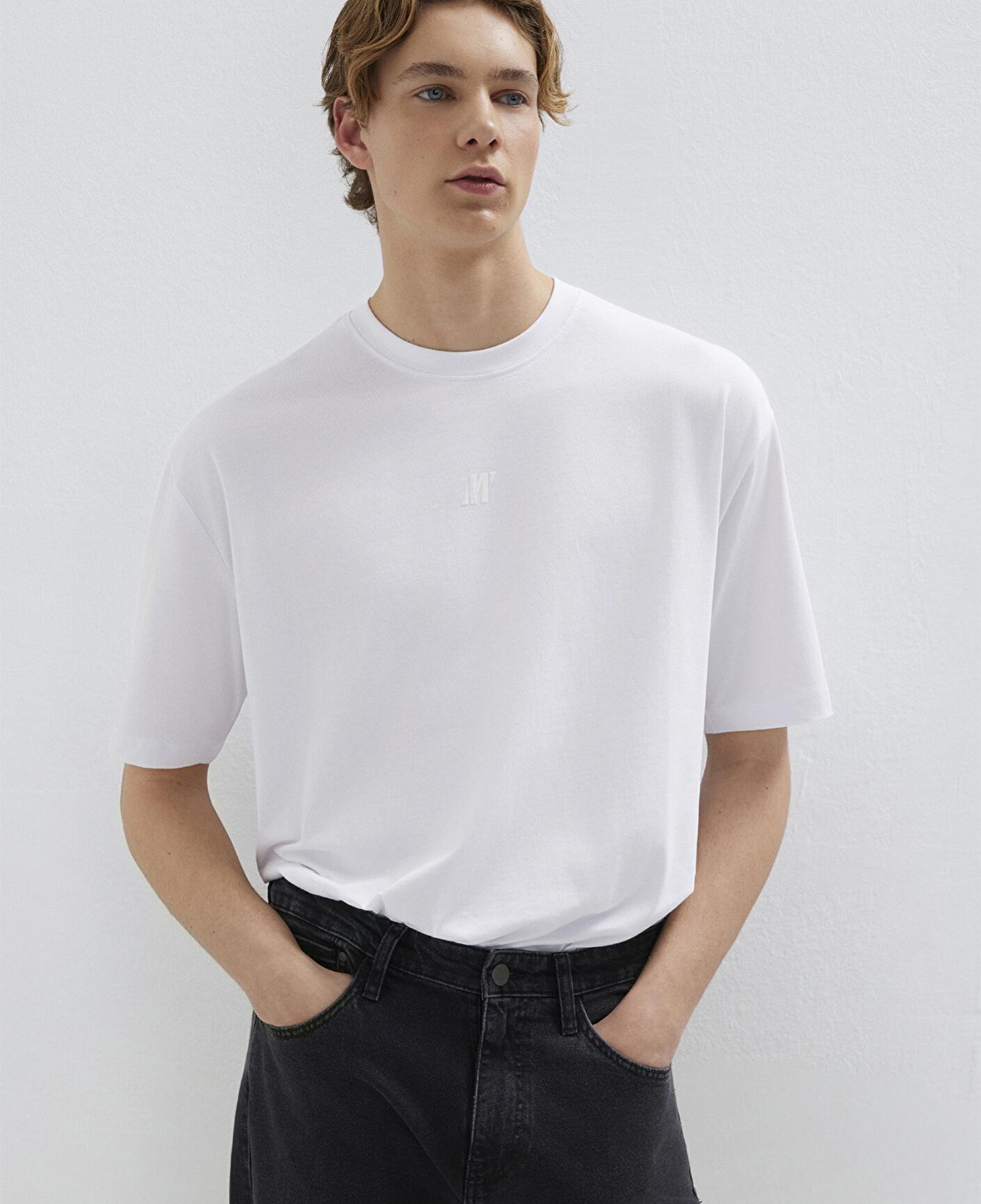 Mavi Mavi Pro Beyaz Tişört Relaxed Fit / Rahat Kesim 0613438-620