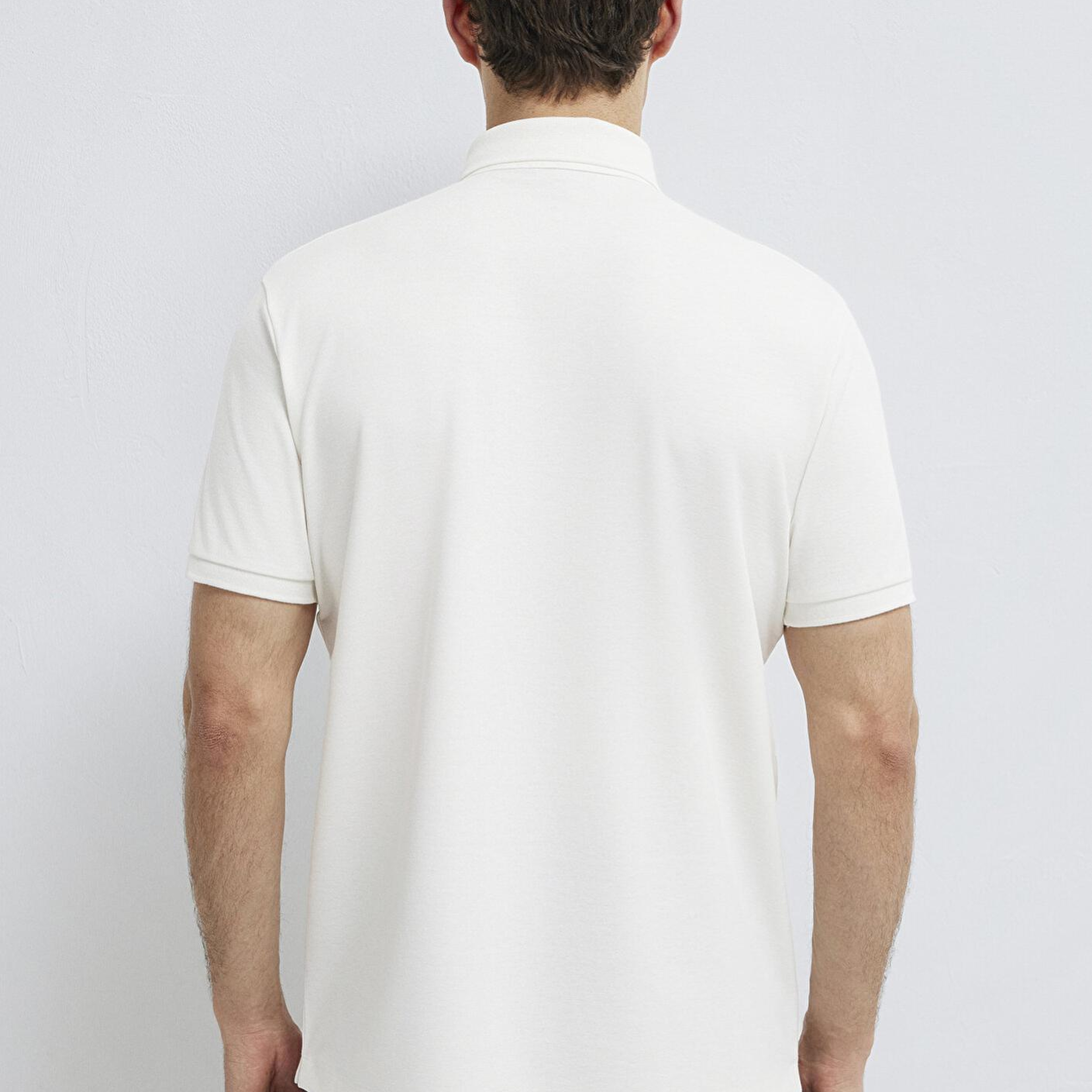 Mavi Soft-Premium Ekru Polo Tişört Regular Fit / Normal Kesim 0613358-70057