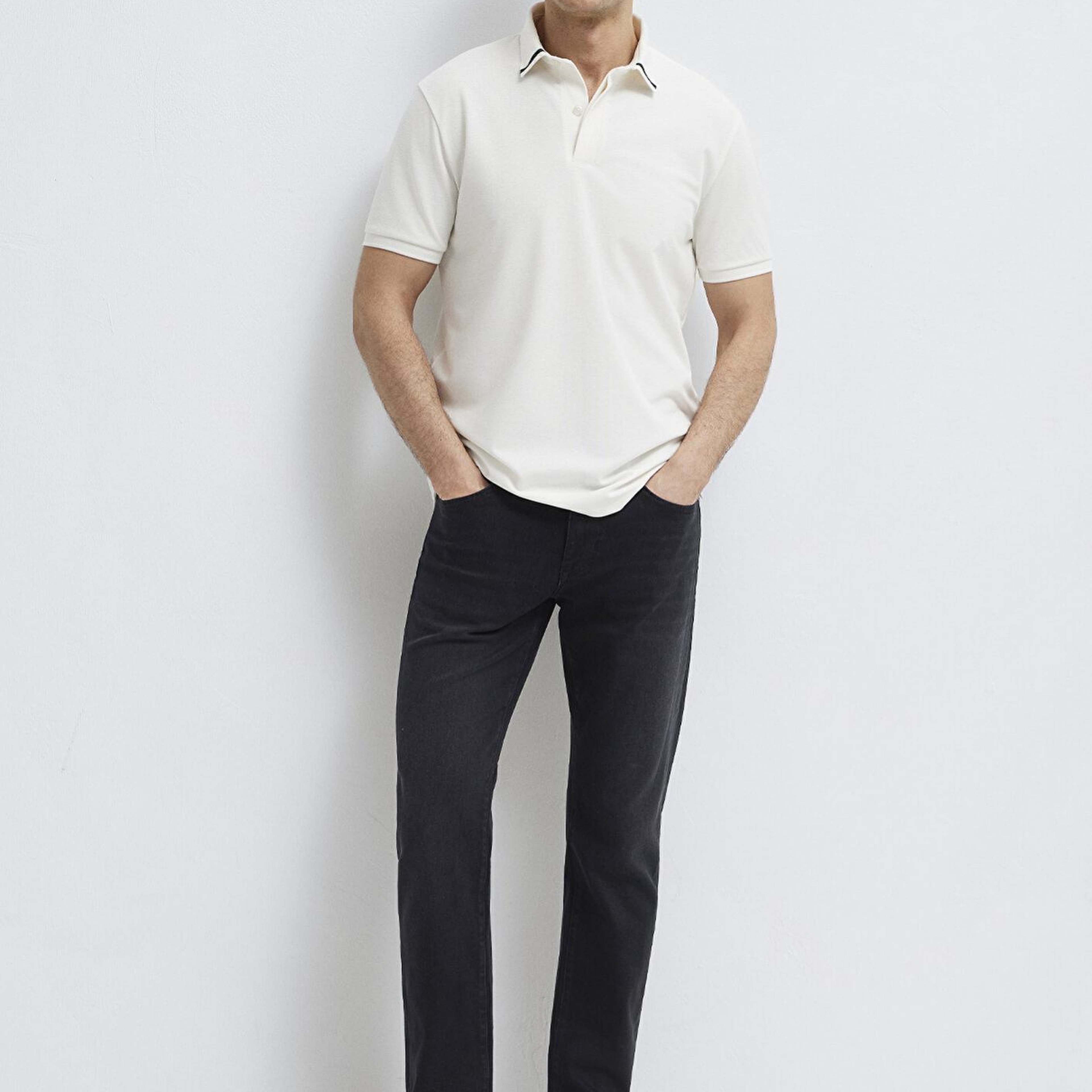 Mavi Soft-Premium Ekru Polo Tişört Regular Fit / Normal Kesim 0613358-70057