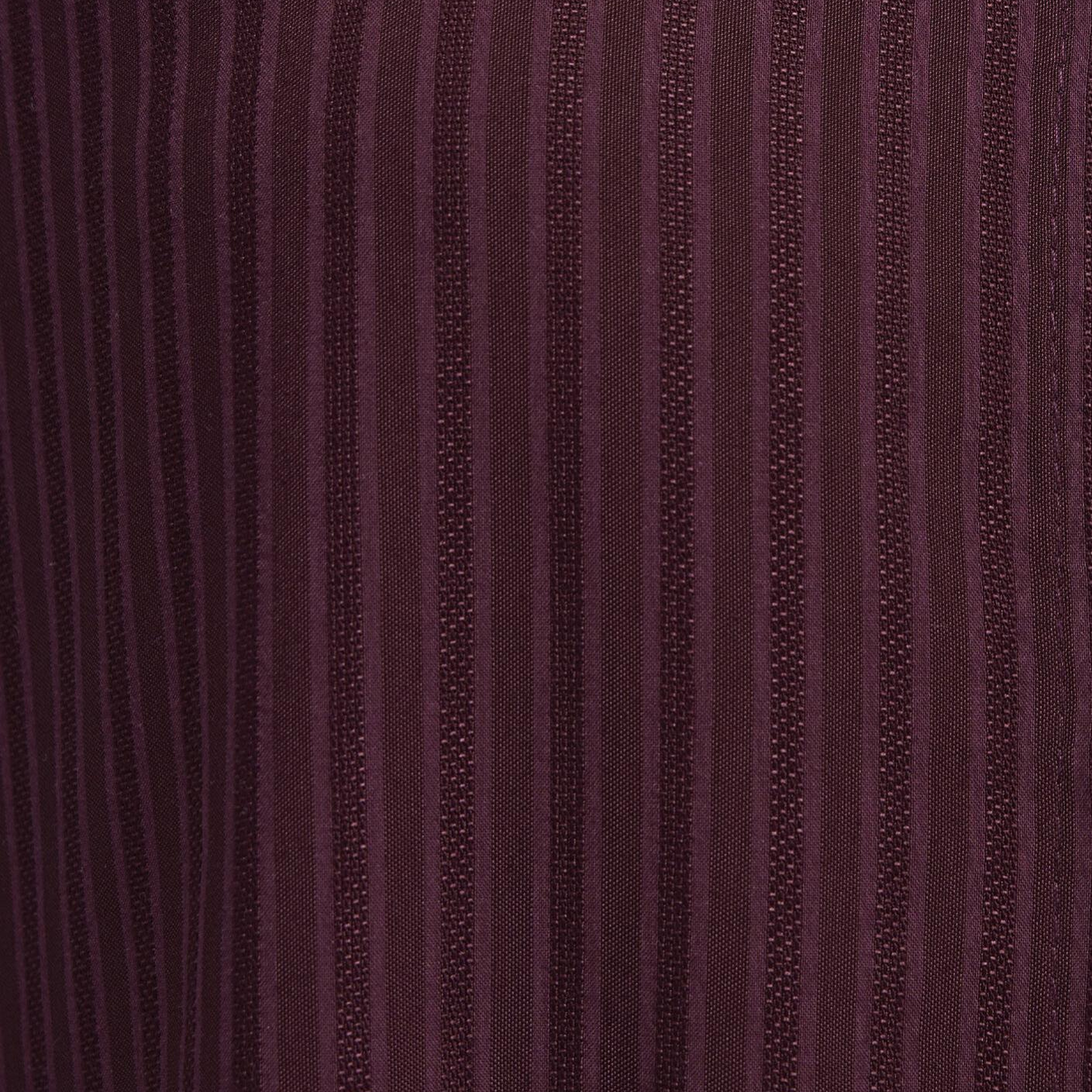 Mavi Çizgili Bordo Gömlek Oversize / Geniş Kesim 1210878-70434