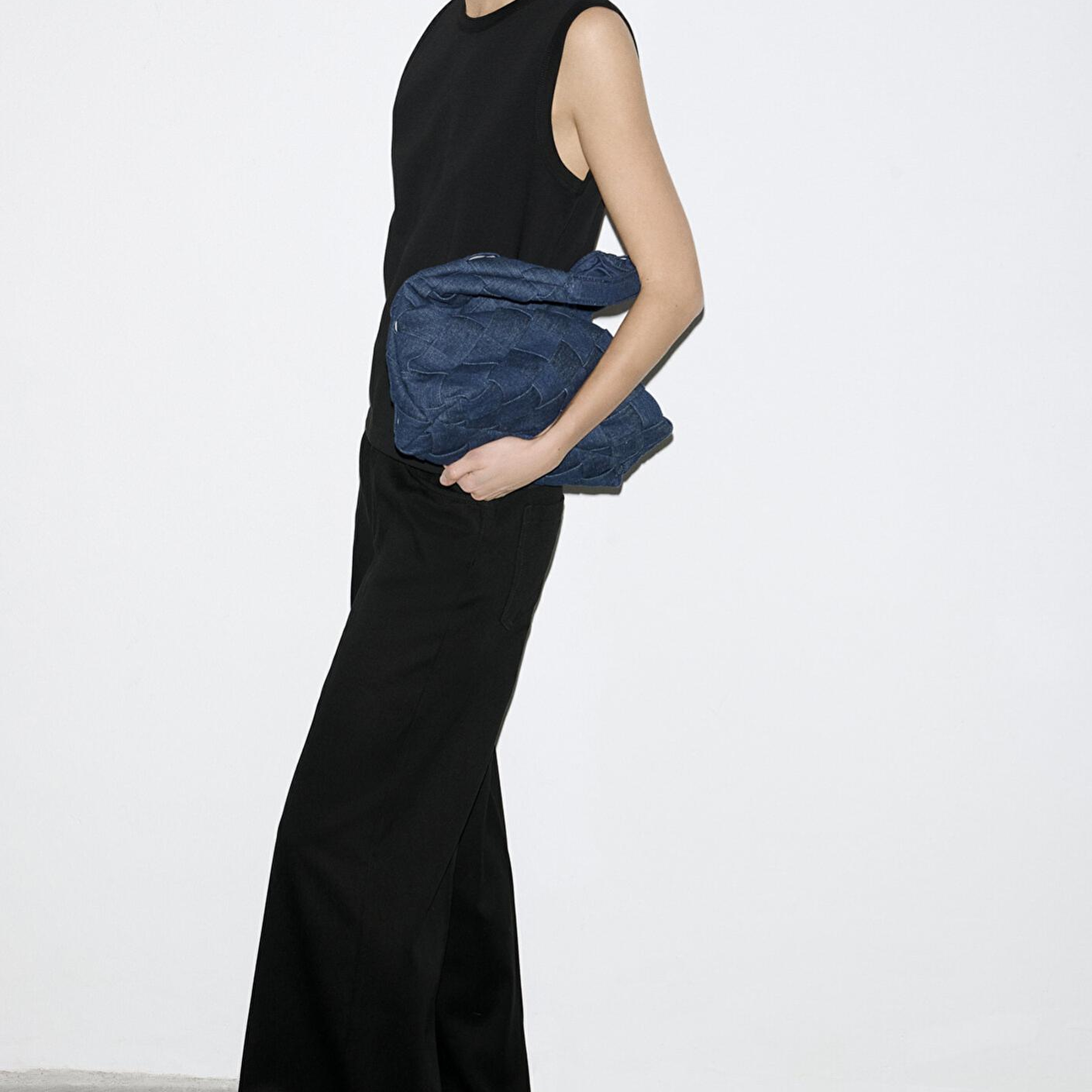 Mavi Siyah (TENCEL™) Liyosel Karışımlı Pantolon 1011217-900